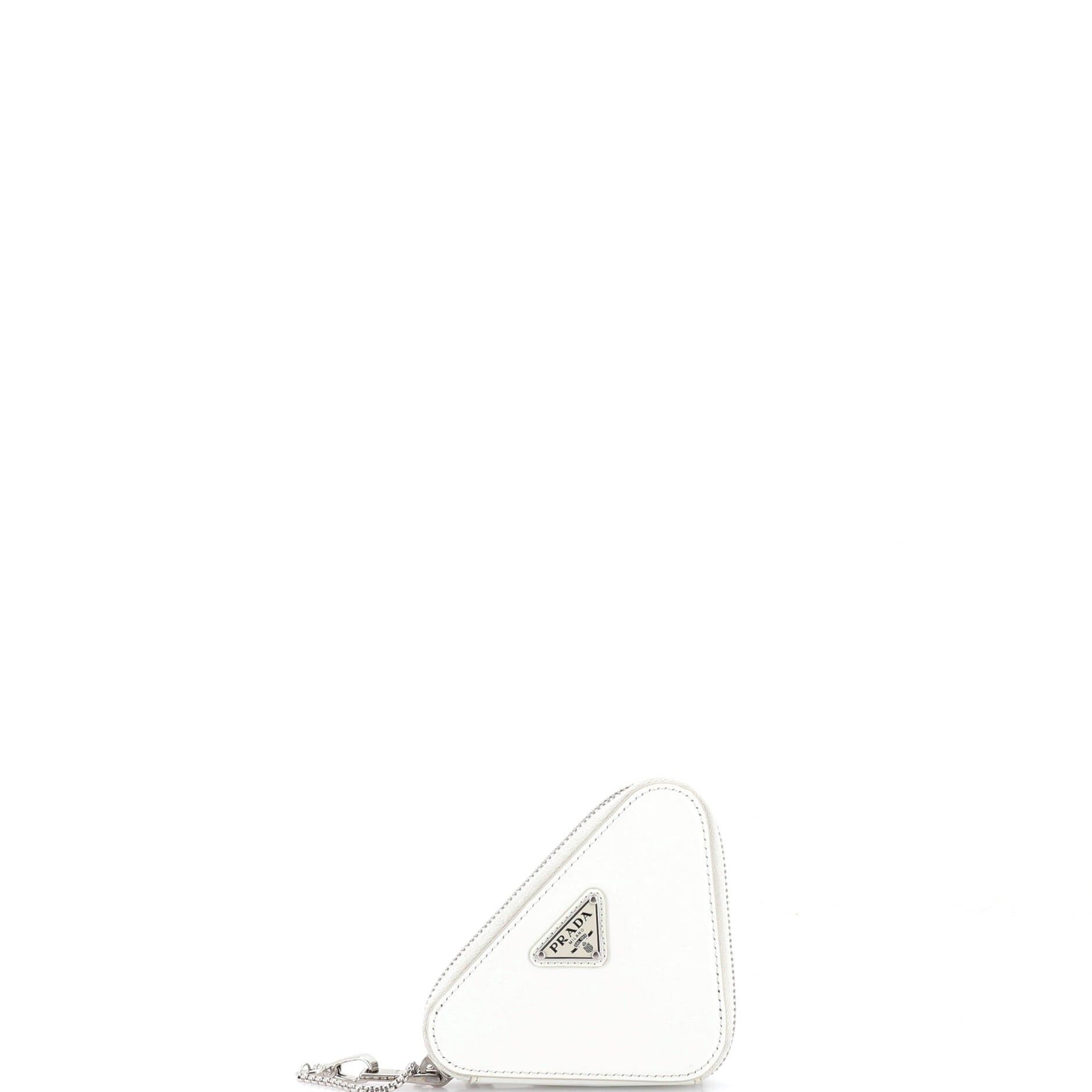 Triangle Pouch Bag with Chain