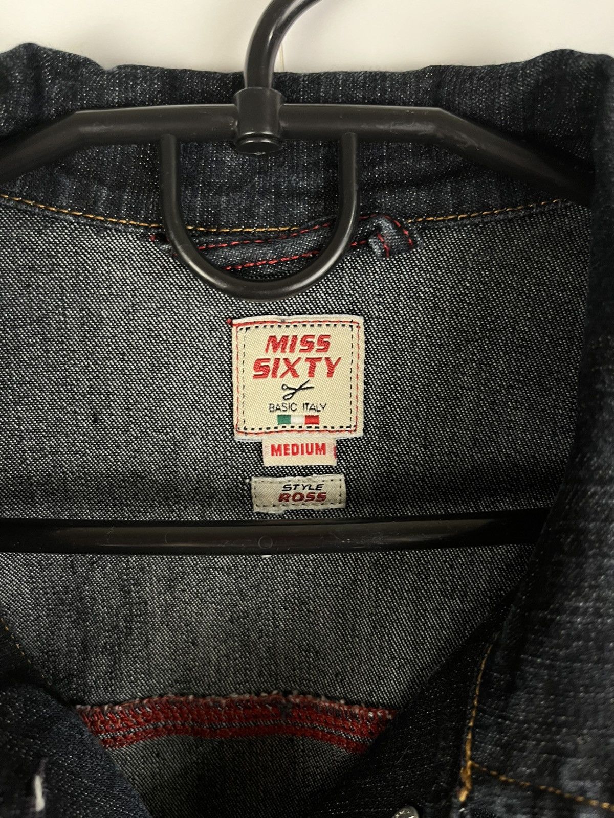 Miss Sixty Miss Sixty Y2K Rare Streetwear Denim Jacket Size M / US 6-8 / IT 42-44 - 7 Thumbnail