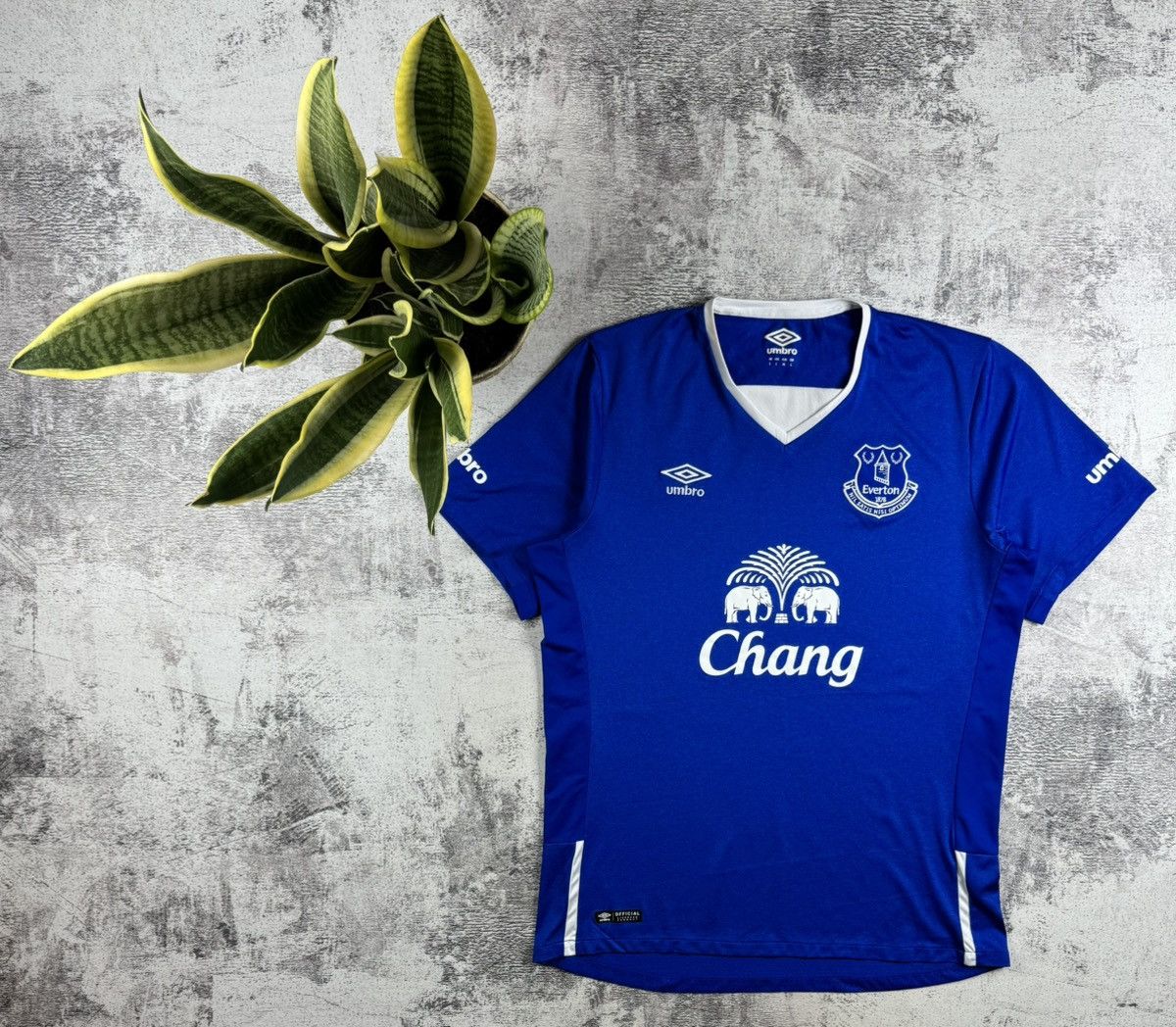 Umbro Everton 2015 2016 Umbro Large Men’s Blue Soccer Football Home T Shirt Jersey Tee Size US L / EU 52-54 / 3 - 1 Thumbnail