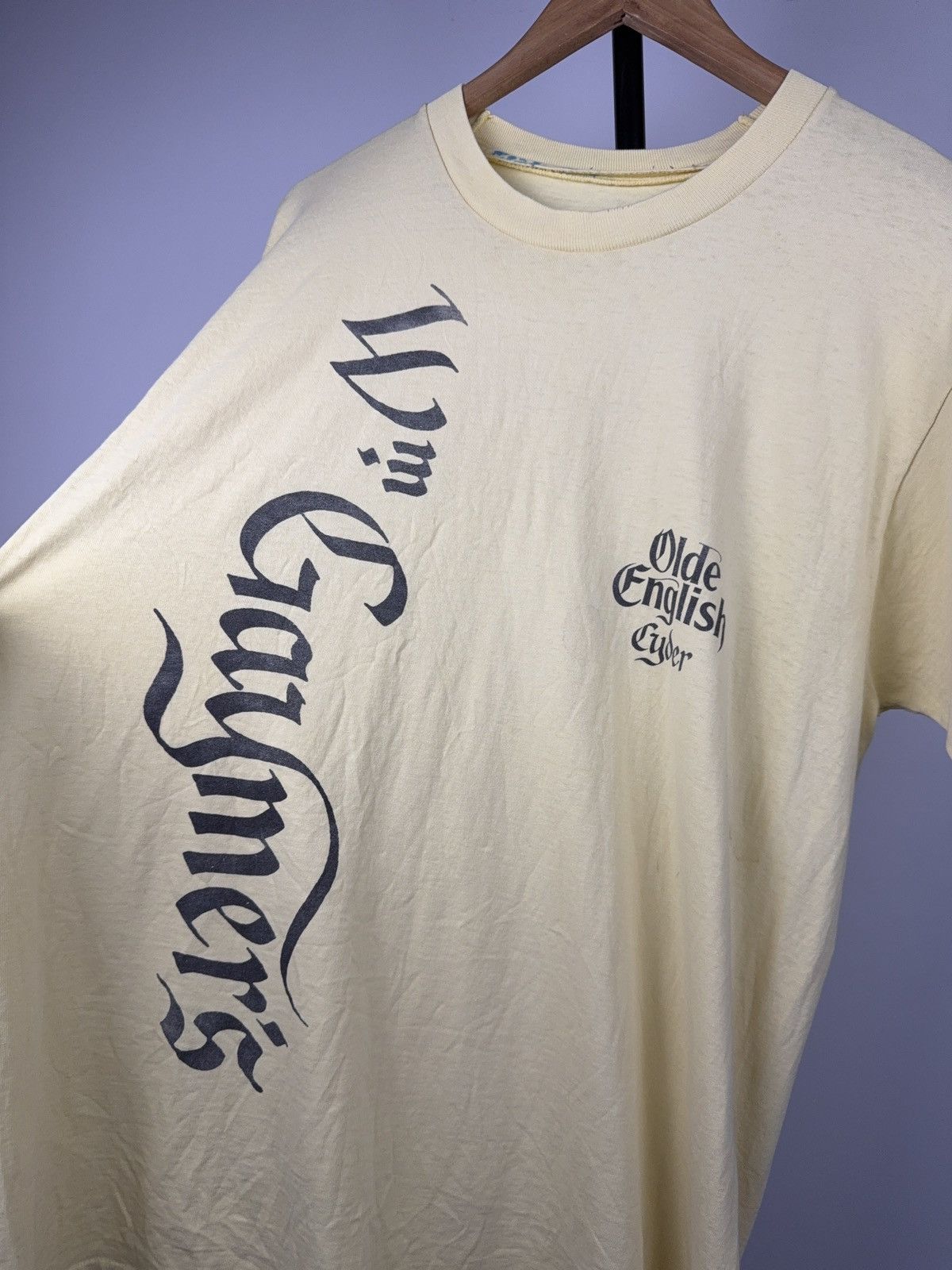 Vintage 90s Retro Gaymer's Olde English Cyder T Shirt Single Stitch Size US L / EU 52-54 / 3 - 7 Thumbnail