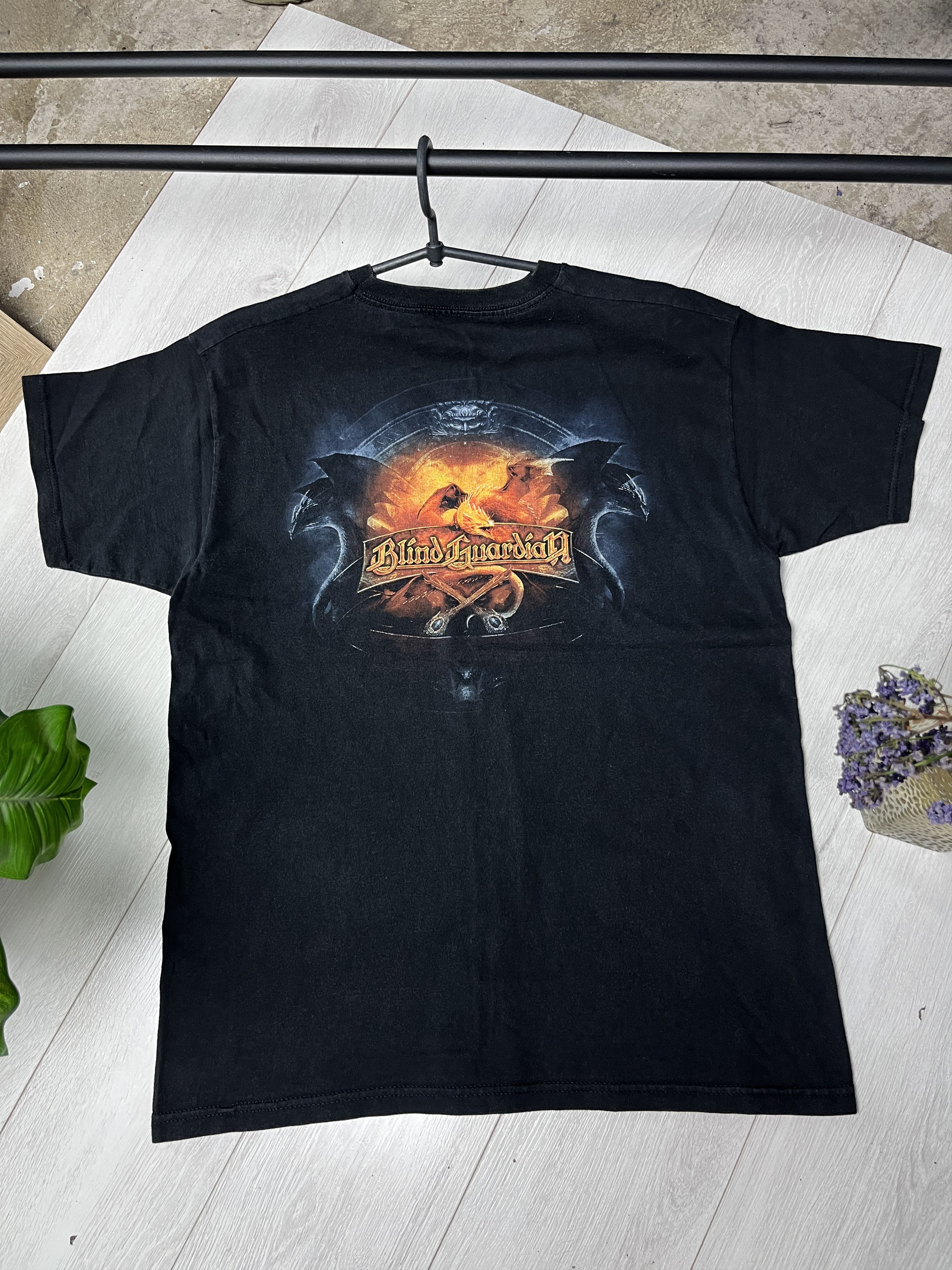 Vintage 2000s BLIND GUARDIAN DOUBLE SIDED GRAPHIC TEE - № 878 Size US L / EU 52-54 / 3 - 5 Thumbnail