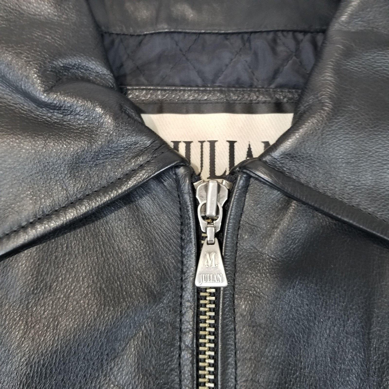Wilsons Leather M Julian Leather Jacket Mens Medium Wilsons Zip Quilted Size US M / EU 48-50 / 2 - 4 Thumbnail