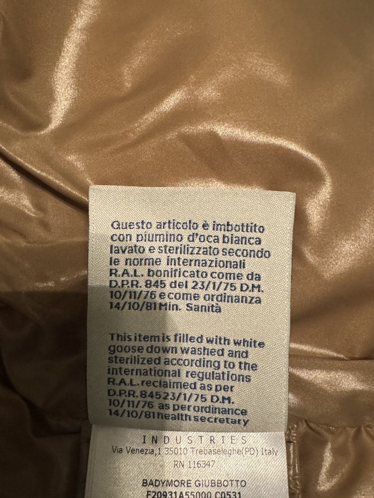 Moncler Badymore Quilted Down Parka - Beige Size L / US 10 / IT 46 - 10 Thumbnail