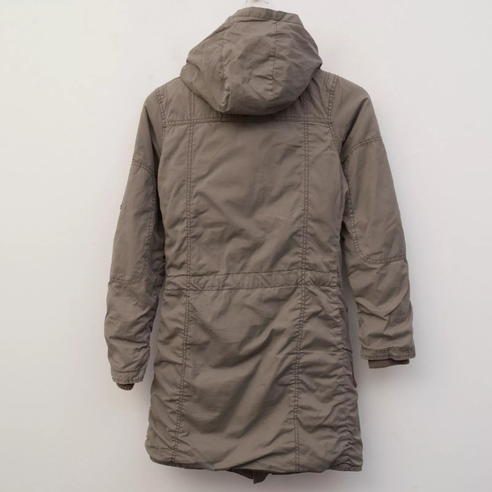 khujo CLAMMY Women Coat S Jacket UK 8 US 4 Top Button Zip Cotton Size S / US 4 / IT 40 - 7 Thumbnail