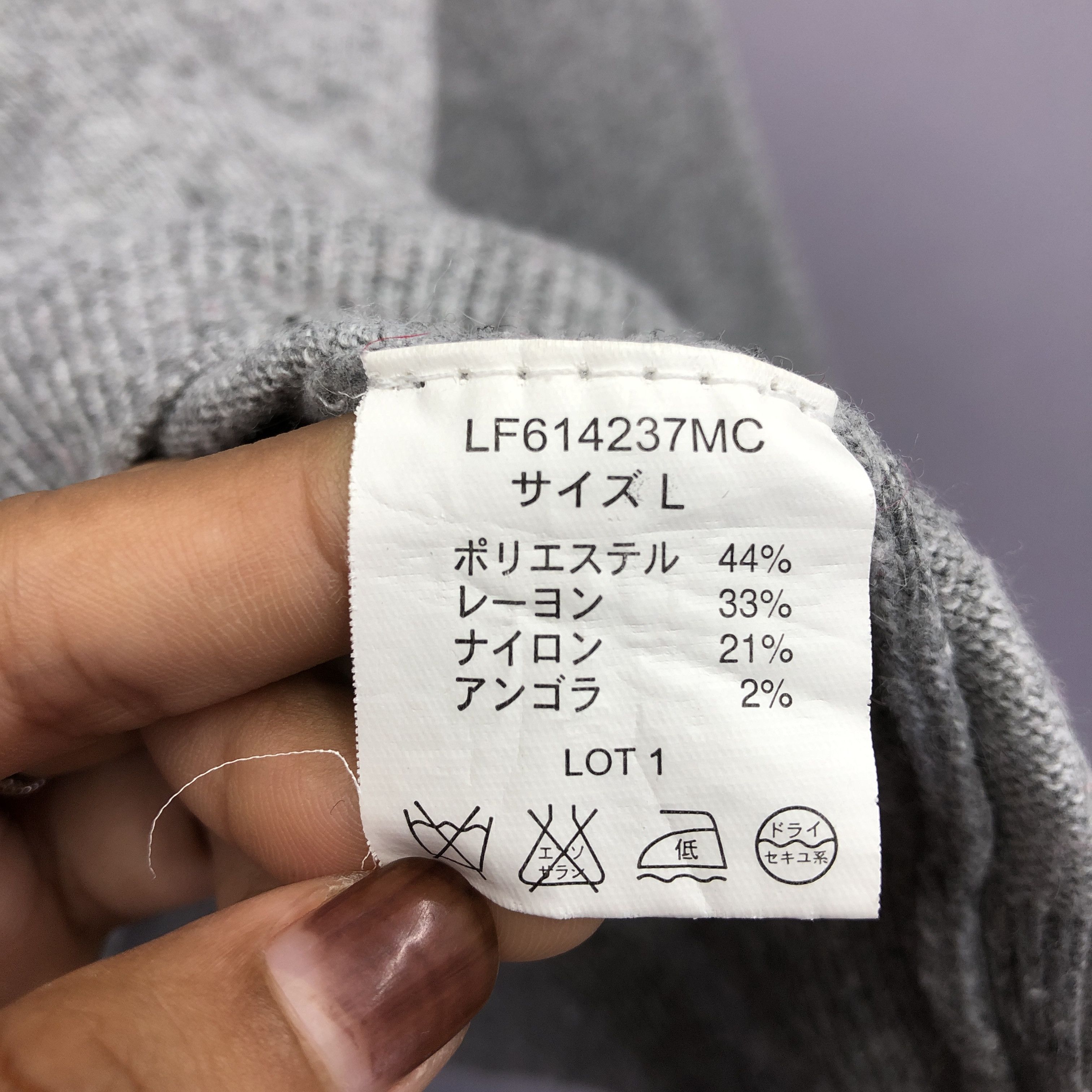 Japanese Brand × Vintage Vintage Y2K Japanese Knitwear Sweater Sweatshirt Jumper Size XS / US 0-2 / IT 36-38 - 6 Thumbnail