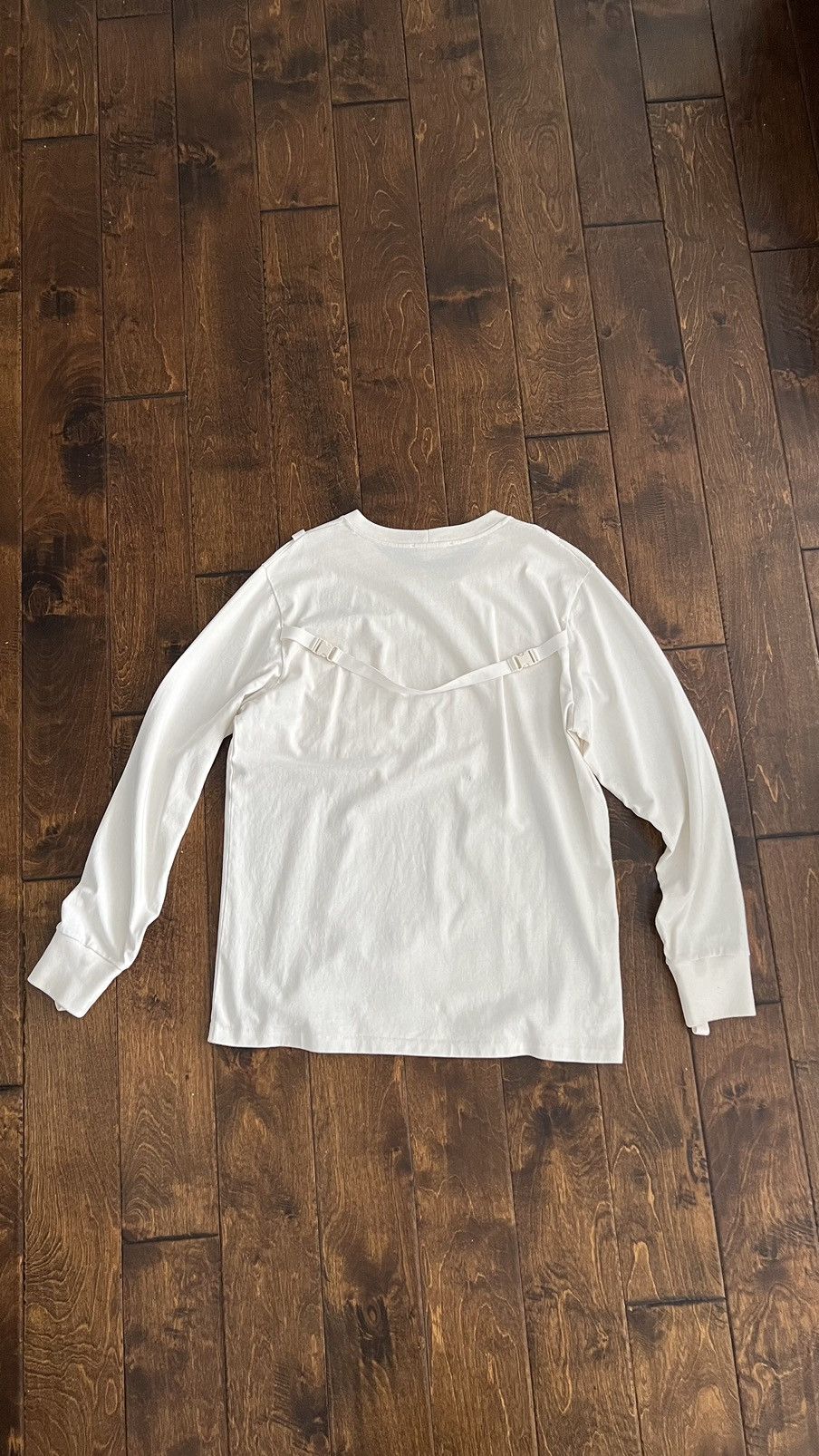 Helmut Lang Helmut Lang White Buckle Top Size US XL / EU 56 / 4 - 2 Thumbnail