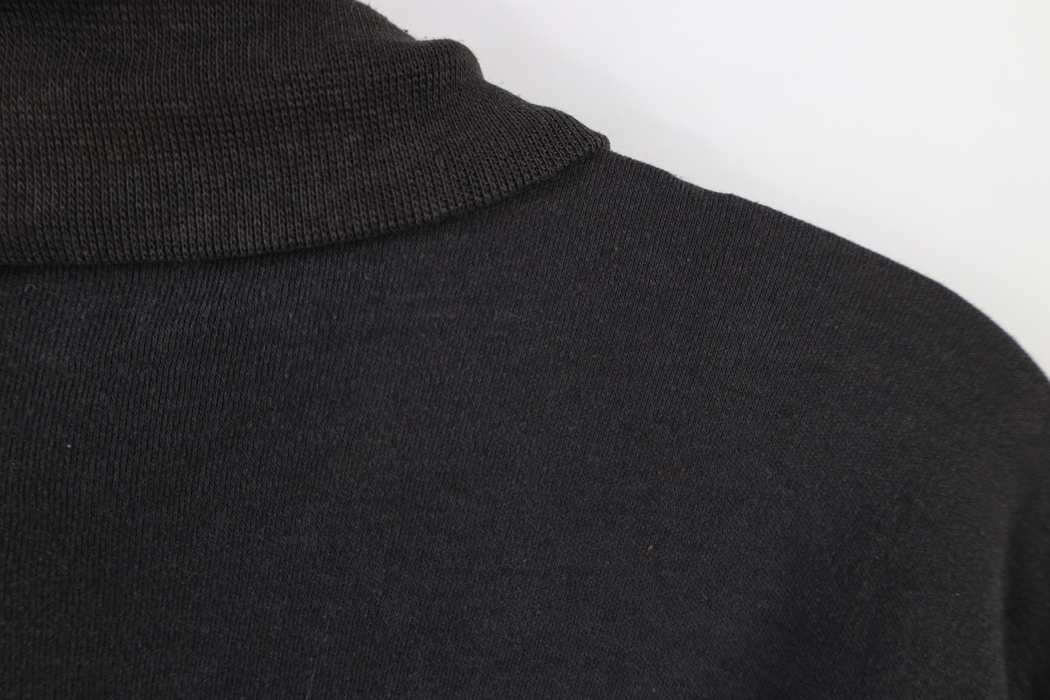 Vintage Vintage 90s Streetwear Blank Turtleneck T-Shirt Black USA Size US XL / EU 56 / 4 - 11 Thumbnail