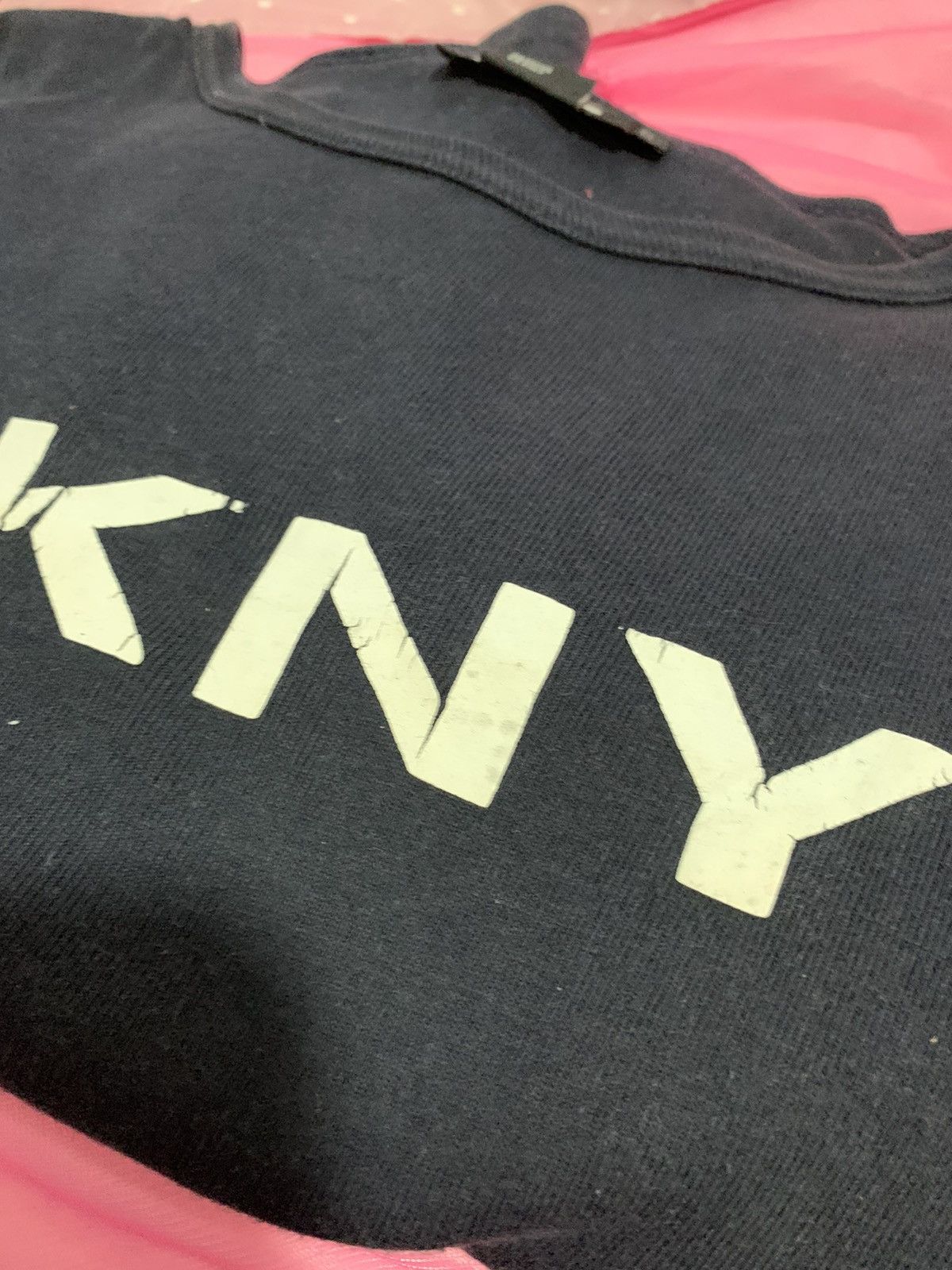 DKNY Y2k Dkny Long Sleeve Small Tee Size S / US 4 / IT 40 - 13 Thumbnail
