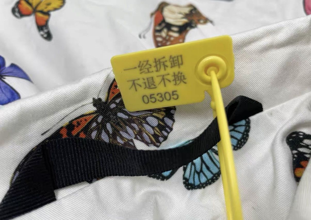 Palm Angels Palm Angels All-Over Butterfly Print Short Sleeve Shirt J31 Size US S / EU 44-46 / 1 - 5 Thumbnail