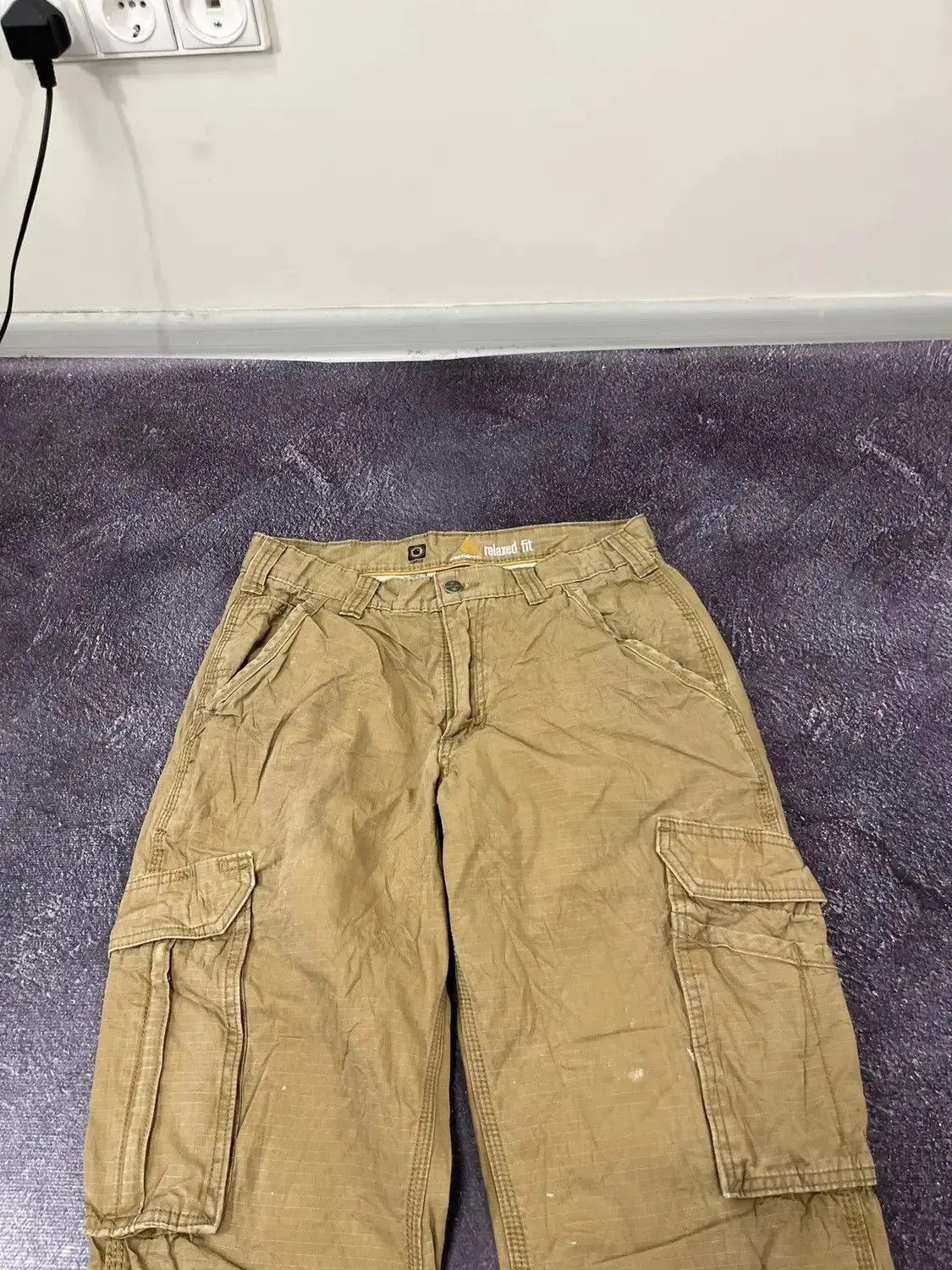 Carhartt × Vintage Vintage Carhartt American Hype Work Baggy Cargo Pants Size US 32 / EU 48 - 8 Thumbnail