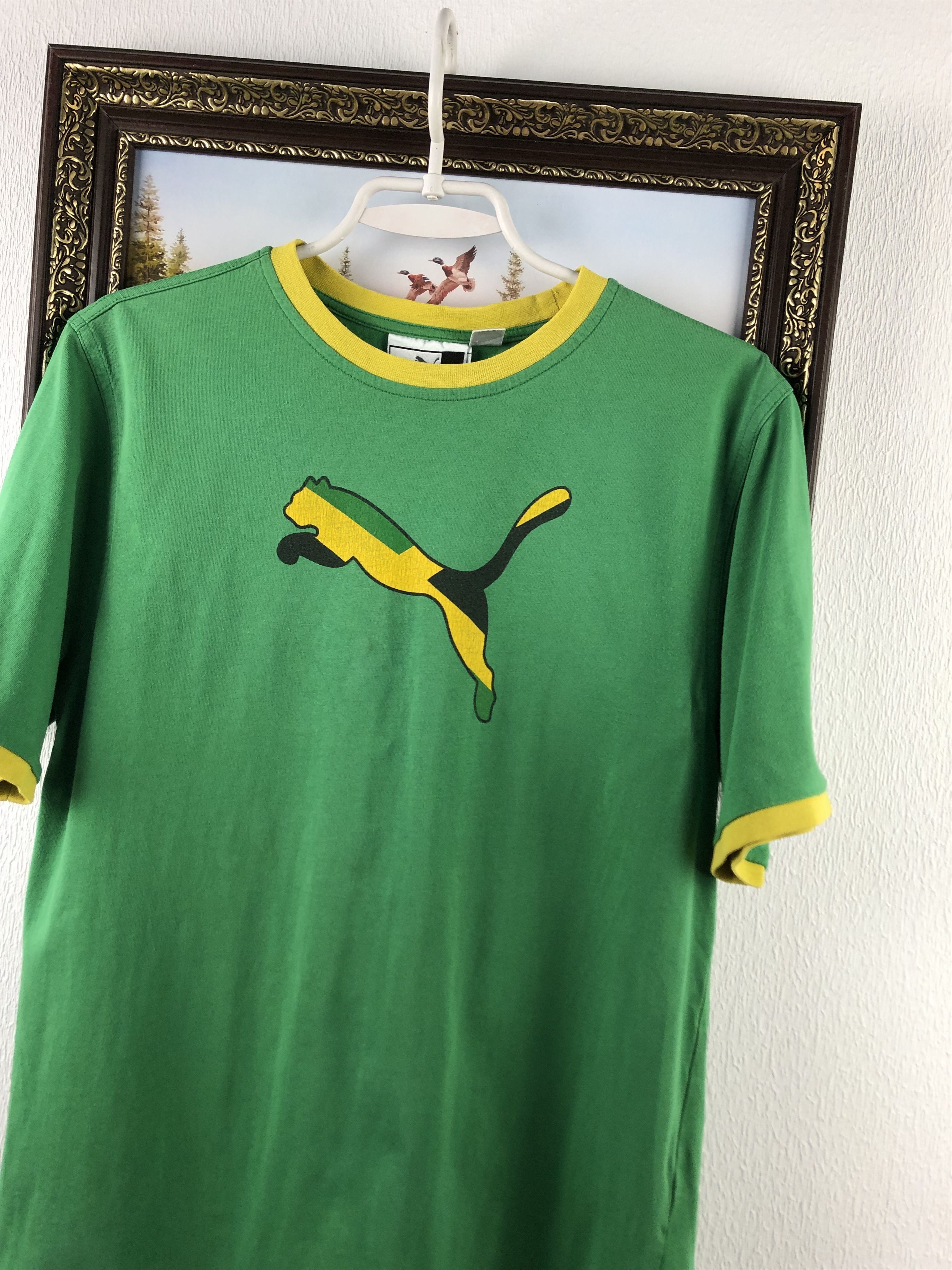 Puma × Vintage Vintage Jamaica Football Shirt Soccer Train Jersey Mens Rare Size US M / EU 48-50 / 2 - 4 Thumbnail