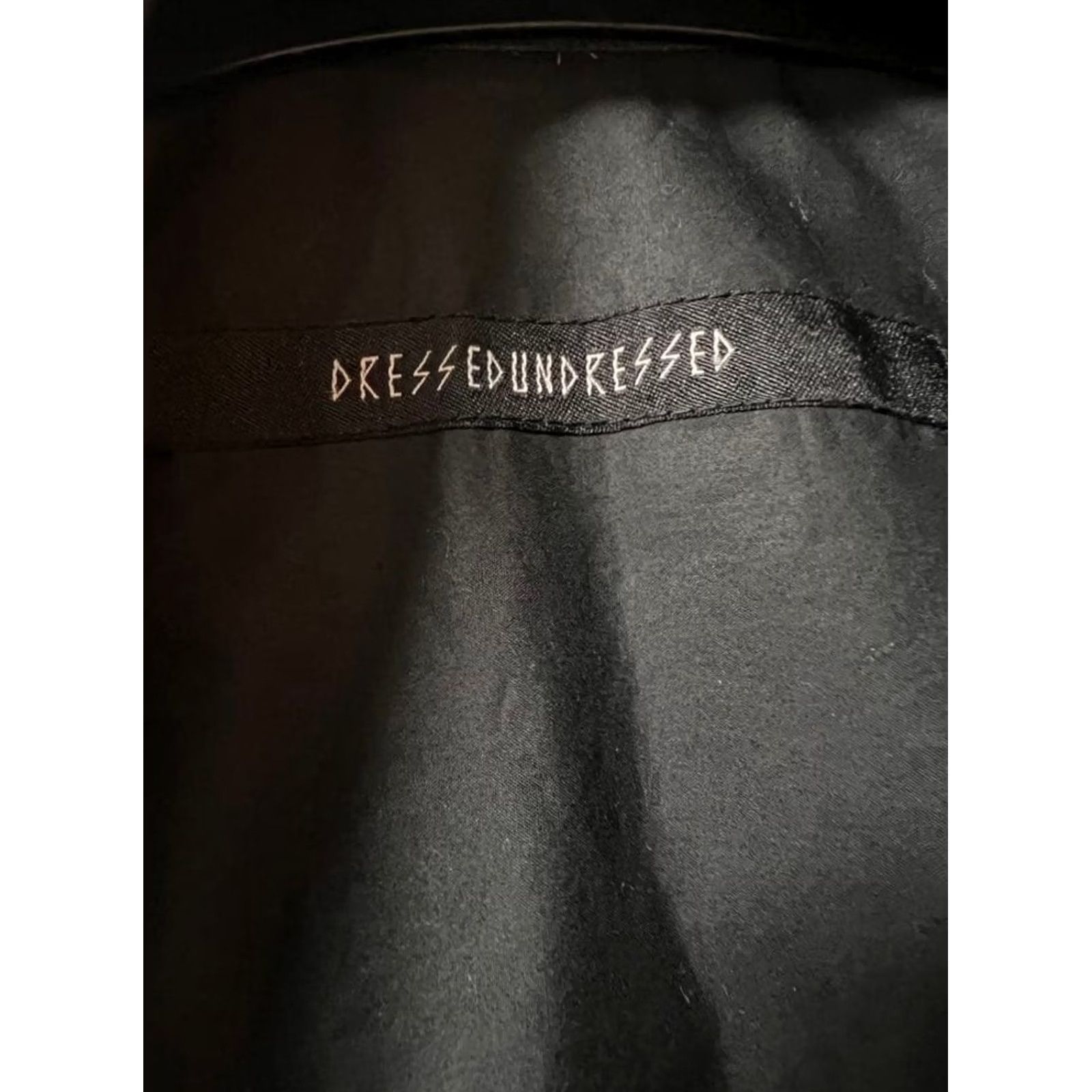 Vintage DRESSEDUNDRESSED Long Sleeve Layered Shirt Size 4 Black Cotton Men Vintage: No Size US S / EU 44-46 / 1 - 2 Thumbnail
