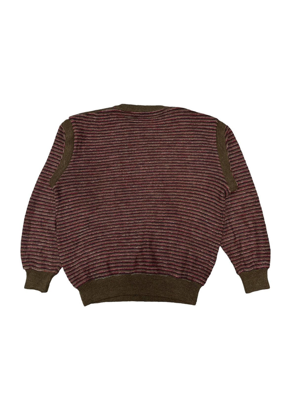 Vintage × Yves Saint Laurent VINTAGE YSL MIX WOOL KNITWEAR SWEATER Size US L / EU 52-54 / 3 - 2 Thumbnail