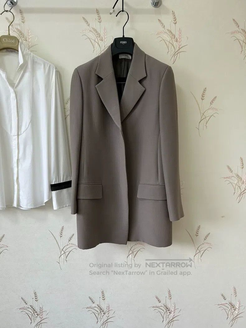 The Row The Row size 8 Marron High-End Woolen Coat Size M / US 6-8 / IT 42-44 - 2 Thumbnail