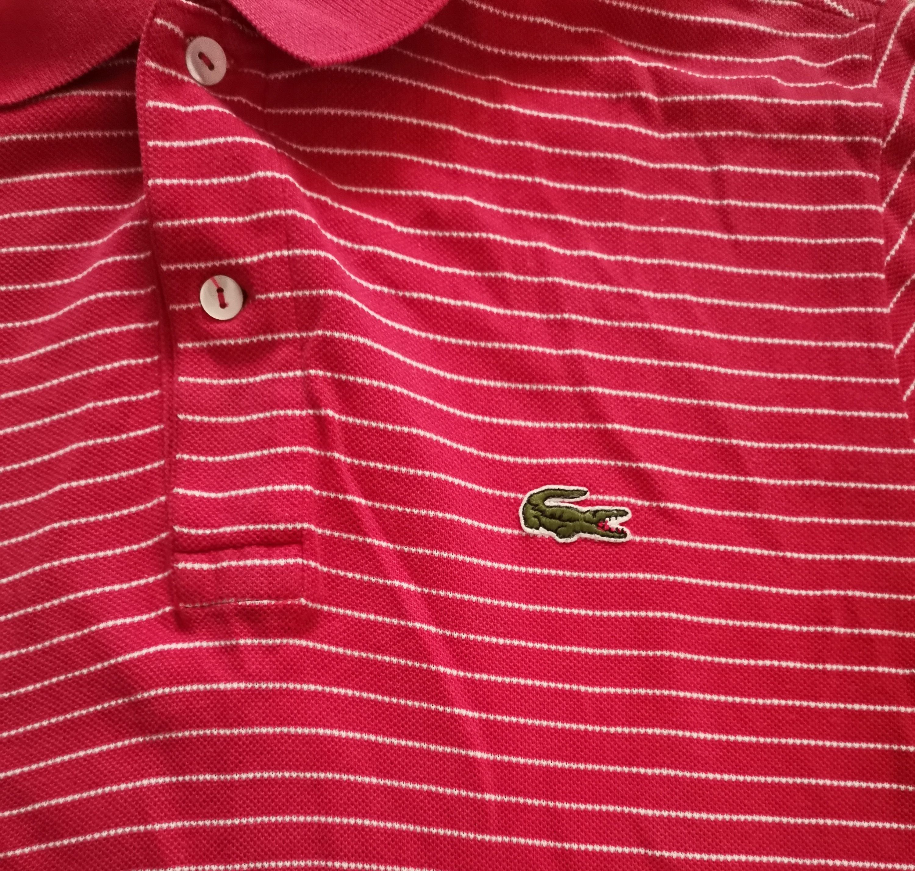 Lacoste Vintage Lacoste Striped Polo Size US S / EU 44-46 / 1 - 2 Thumbnail