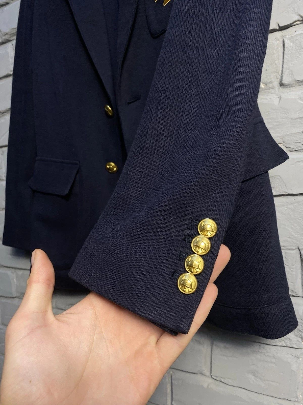 Polo Ralph Lauren Polo Ralph Lauren navy casual blazer light jacket women sz 8 Size M / US 6-8 / IT 42-44 - 2 Thumbnail