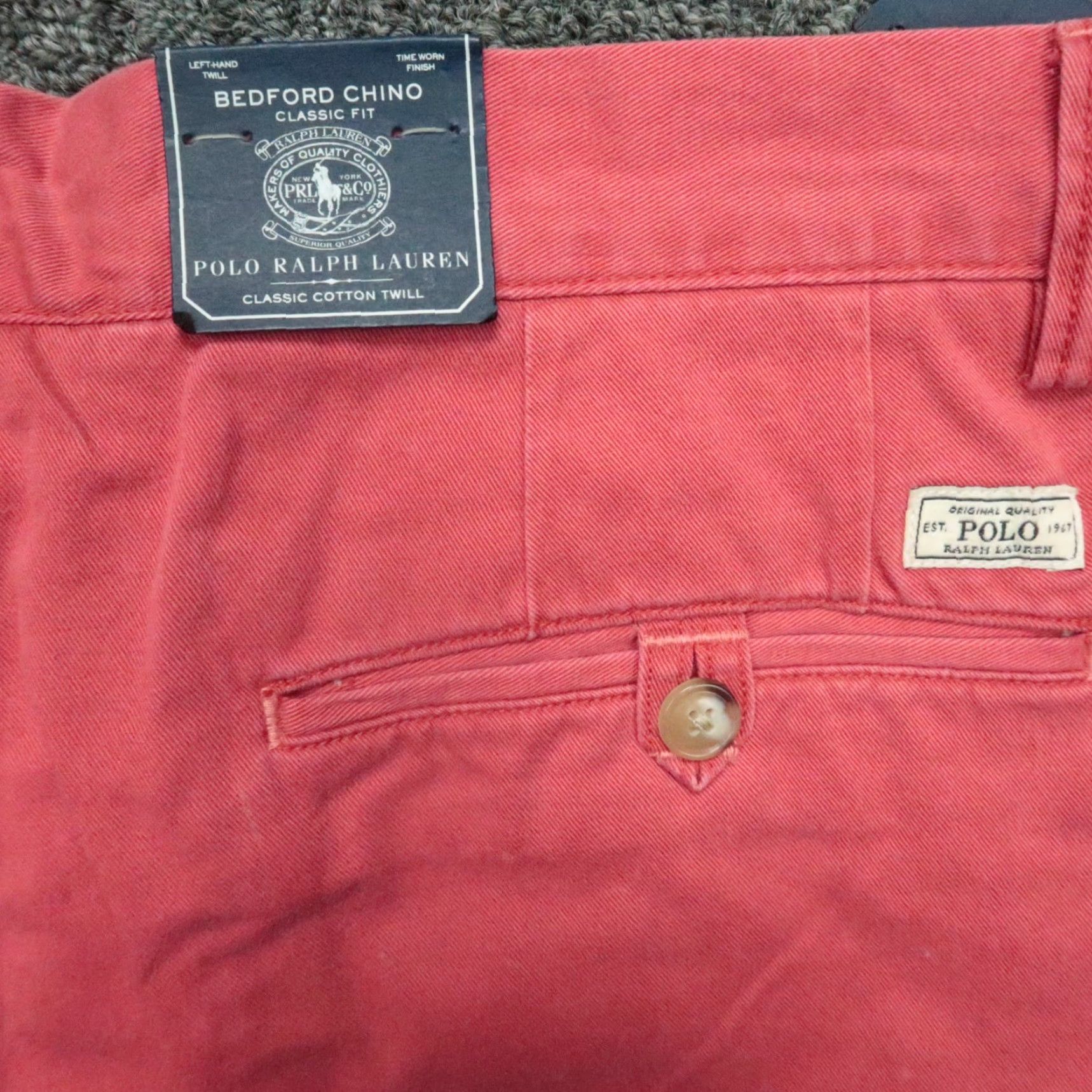 Polo Ralph Lauren Polo Ralph Lauren Pants Men Bedford Red Chino Classic Cotton Twill 32x30 NWT Size US XS / EU 42 / 0 - 7 Thumbnail