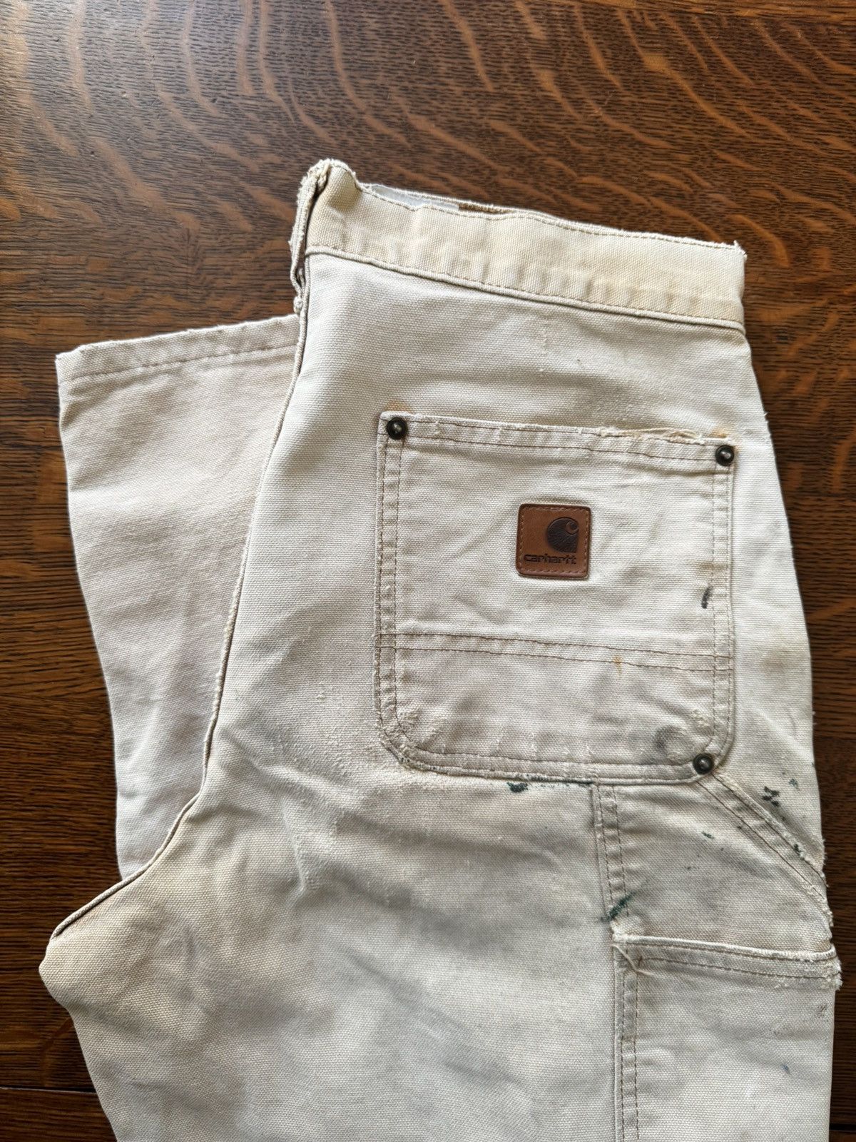 Carhartt Doublefront Canvas Work Pants Size US 30 / EU 46 - 11 Thumbnail