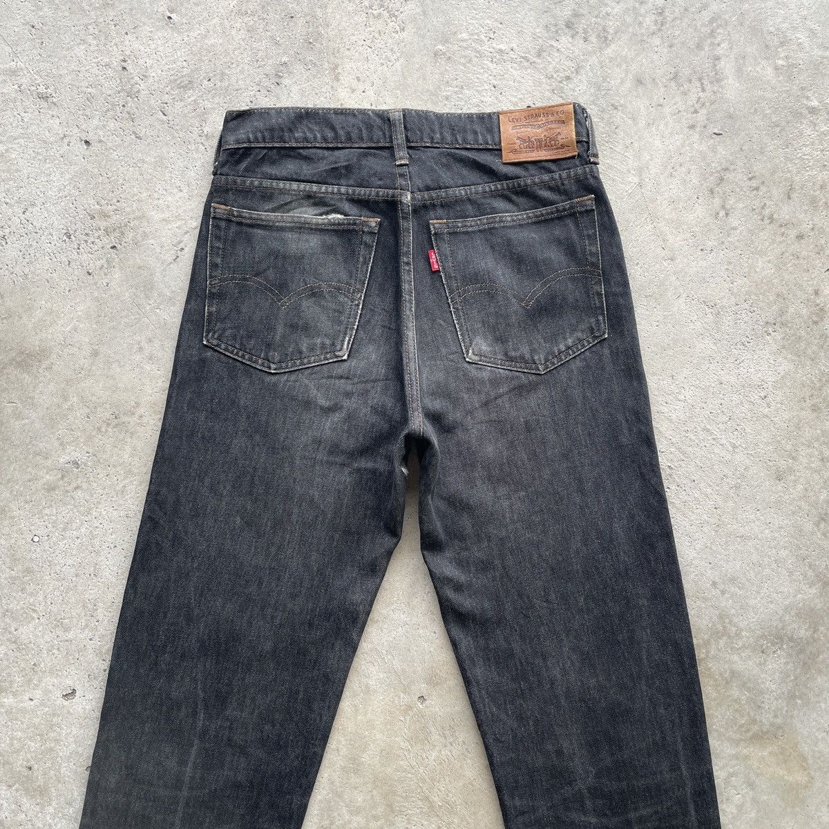 Levi's Vintage Clothing W29💥 Vintage Levi’s Black Jeans Faded Distressed Jeans Pants Size US 29 - 12 Thumbnail