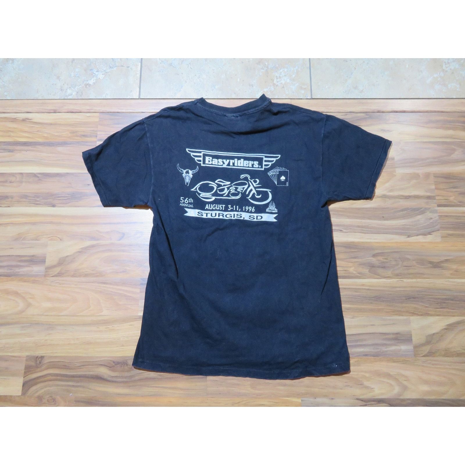 Other EasyRiders Biker Sturgis 90s Black T-shirt Sz L Ghost Demon Size US L / EU 52-54 / 3 - 2 Thumbnail
