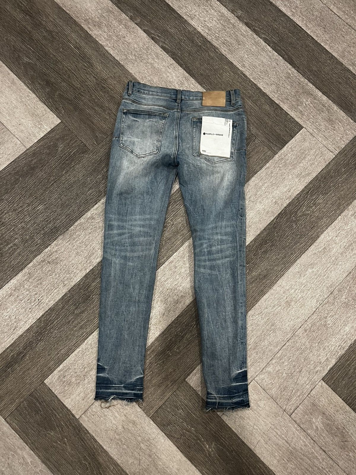 Purple Brand Blue Purple Jeans Size US 30 / EU 46 - 6 Thumbnail