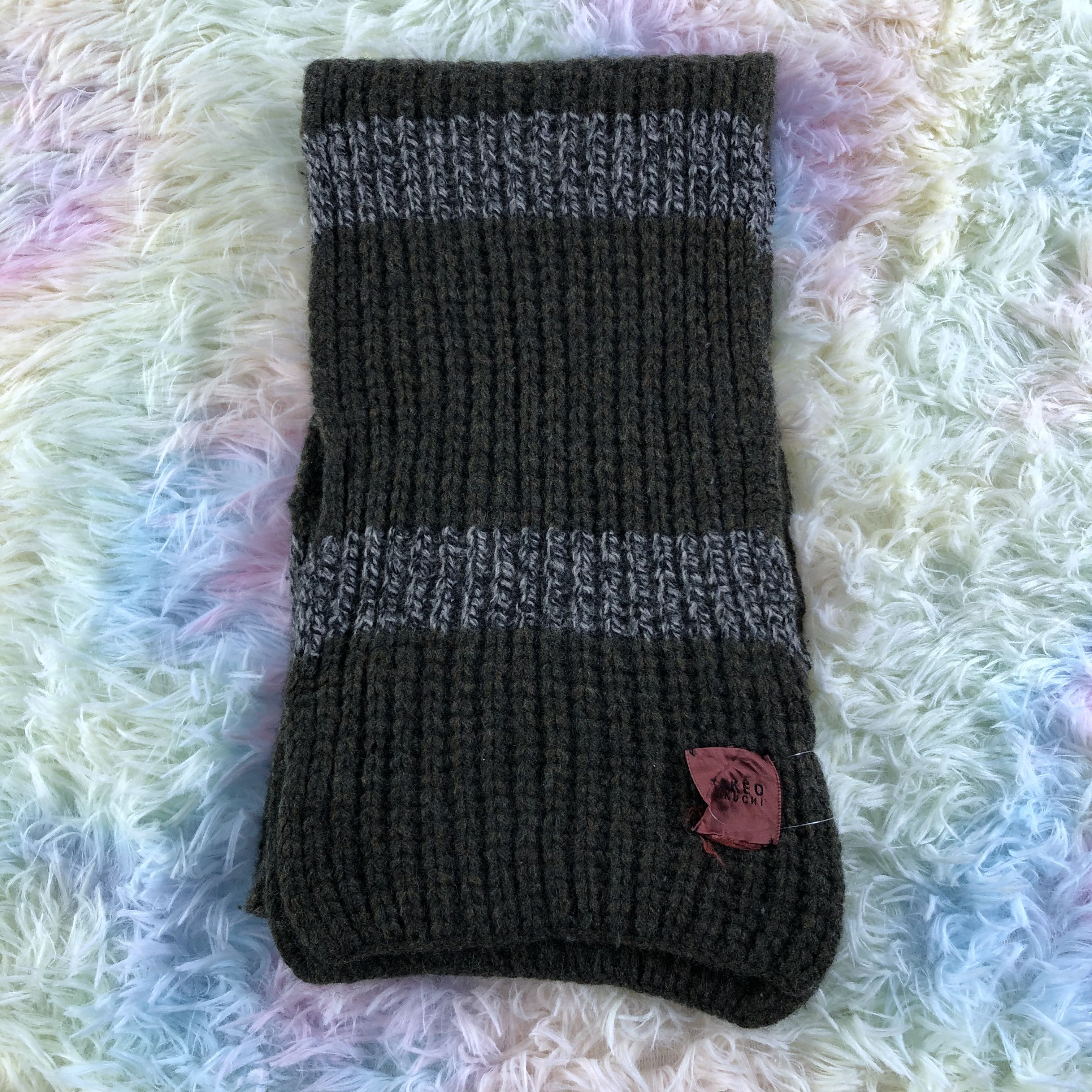 Takeo Kikuchi × Vintage Takeo Kikuchi Scarf / Muffler / Neckwear - KM67 Size ONE SIZE - 2 Thumbnail