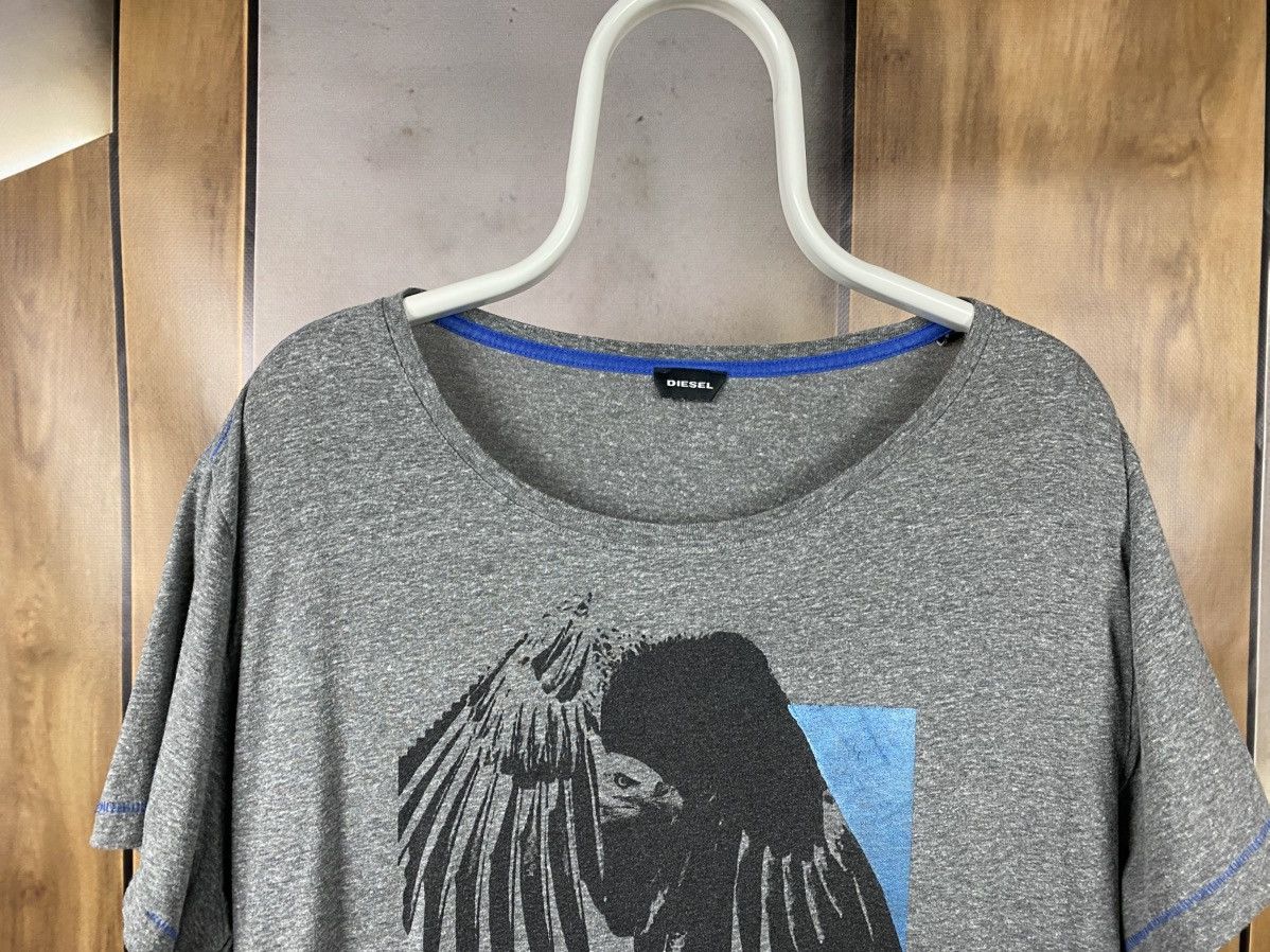 Diesel 🦅T-Shirt Diesel Eagle Reflective Big Logo Tee🦅 Size US XXL / EU 58 / 5 - 4 Thumbnail