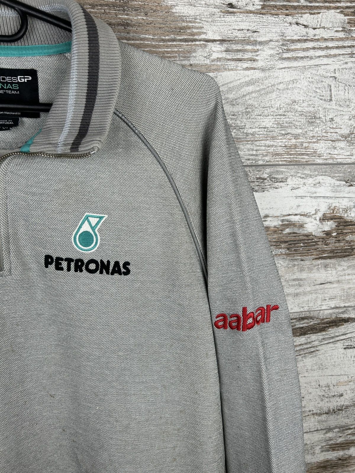 Mercedes-Benz × Vintage Mens Vintage Distressed Mercedes 1/3 zip sweatshirt rare y2k Size US XL / EU 56 / 4 - 4 Thumbnail