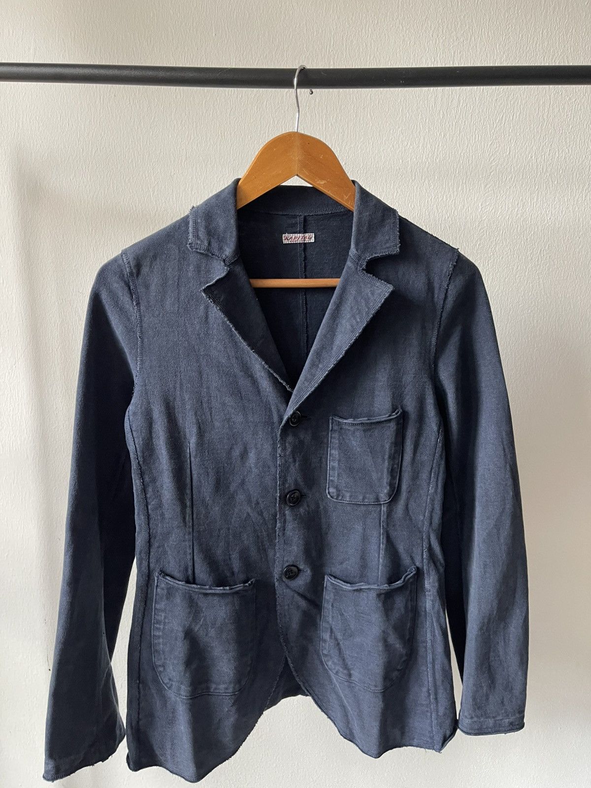 Kapital Kapital Indigo Cotton Blazer Jacket #99 Size US XS / EU 42 / 0 - 2 Thumbnail