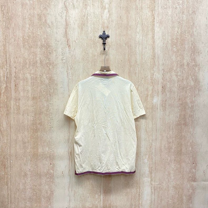 Gucci Gucci Beige embroidered letter logo short-sleeved shirt 250 Size XL / US 12-14 / IT 48-50 - 2 Thumbnail