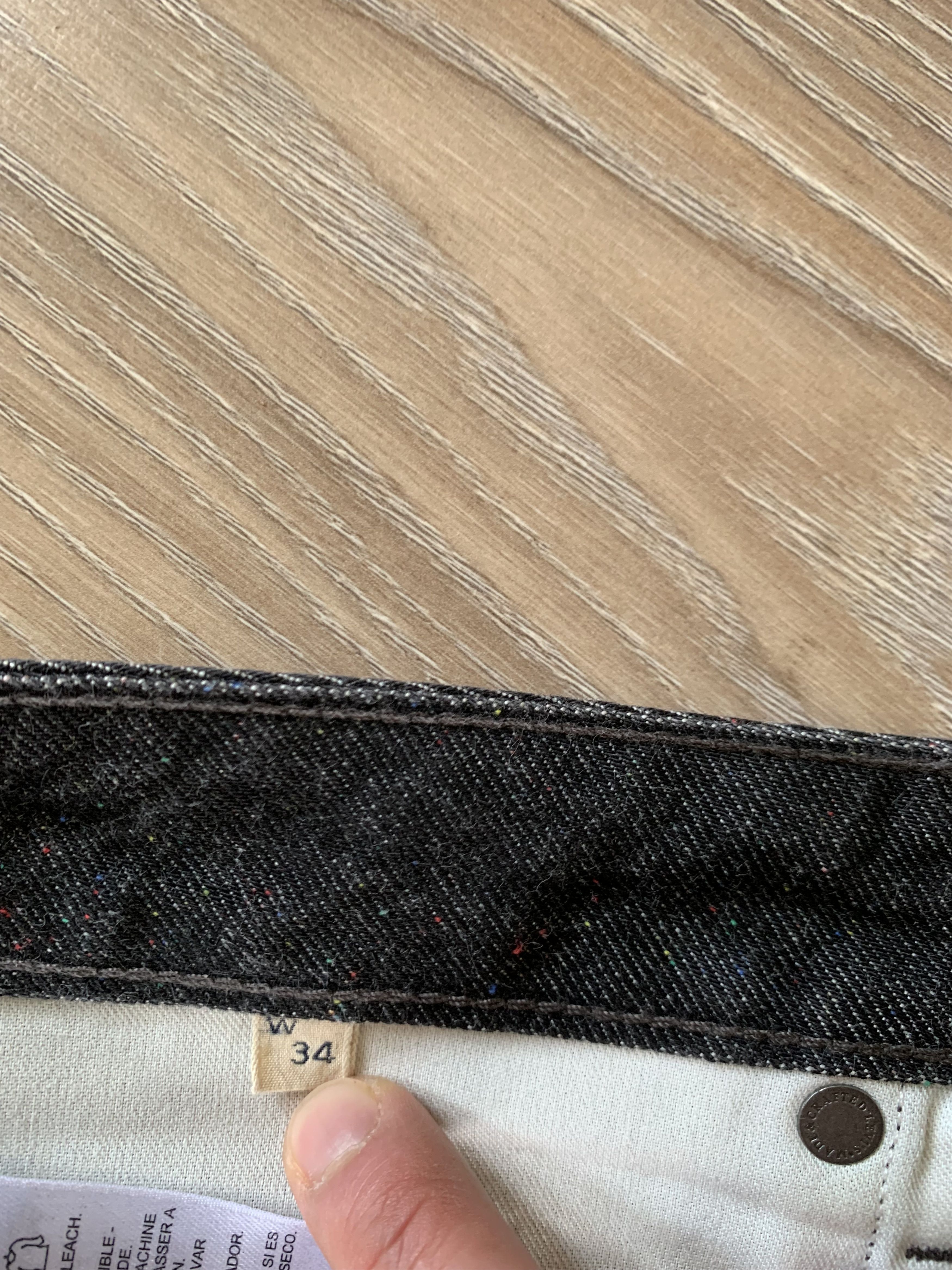 Levi's × Levi's Made & Crafted × Levi's Vintage Clothing Levi's Made & Crafted Tack Slim Dark Grey Jeans Size US 34 / EU 50 - 11 Thumbnail