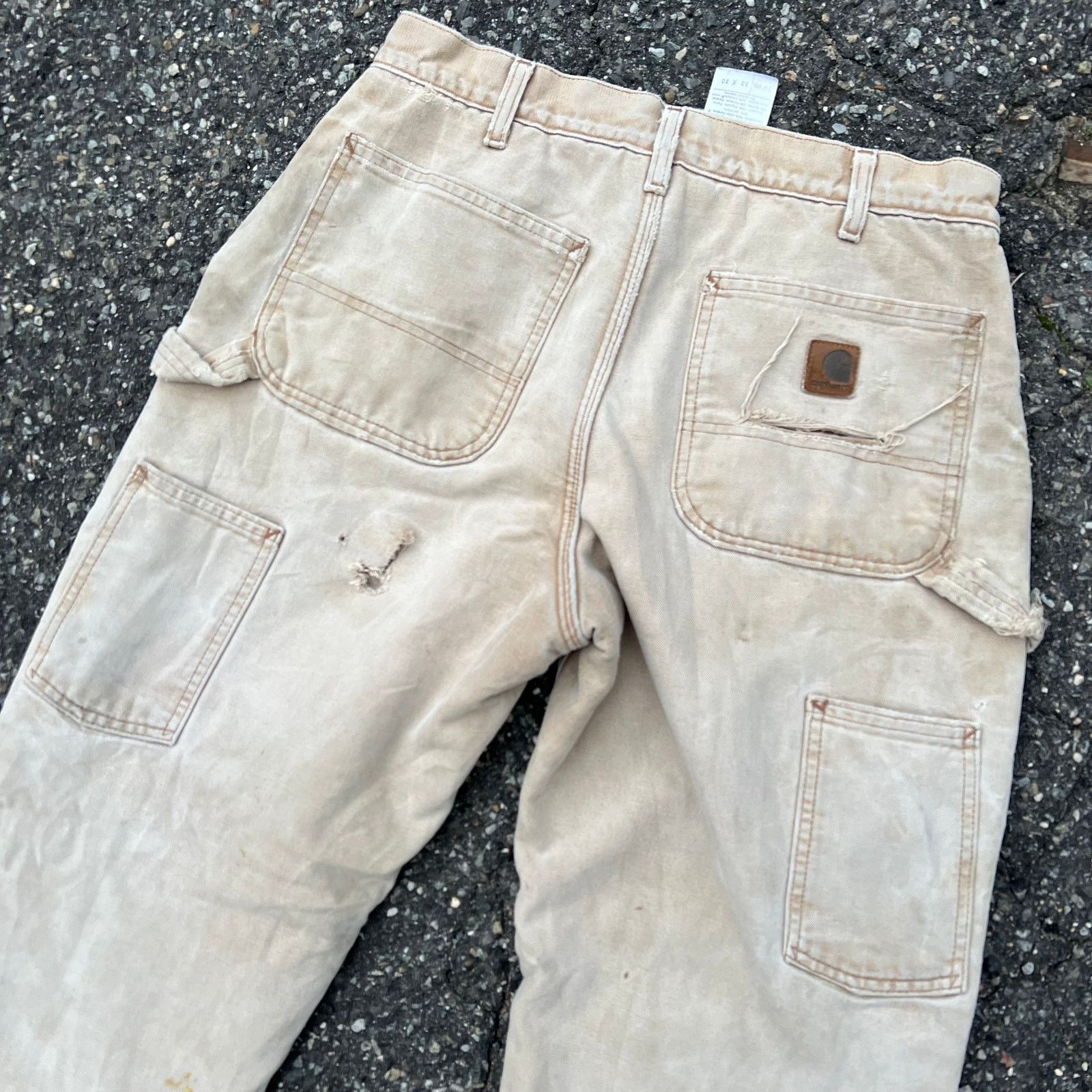 Carhartt Vintage carhartt brown double knee work wear carpenter pants Size US 30 / EU 46 - 8 Thumbnail