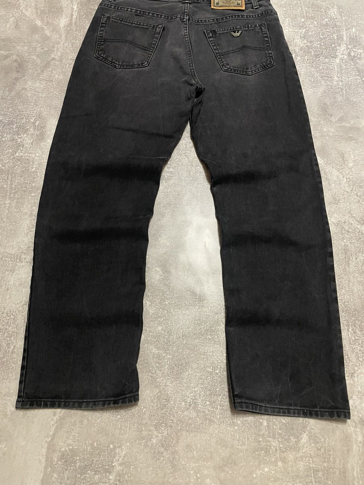 Armani Vintage Armani Jeans Black Regular Fit Denim Size 34 Size US 34 / EU 50 - 13 Thumbnail
