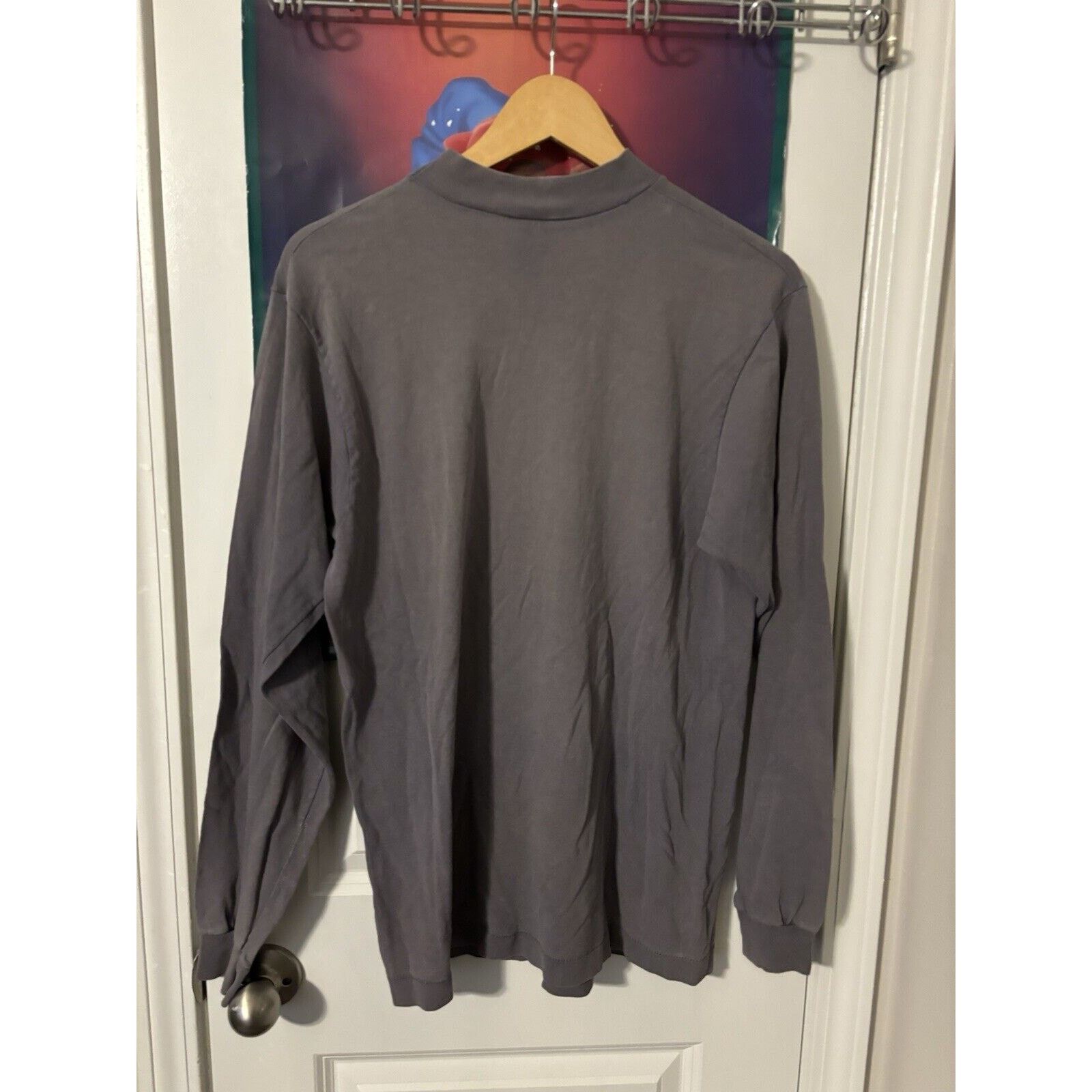 Fruit Of The Loom Vintage fruit of the loom grey long sleeve blank T-shirt L Size US L / EU 52-54 / 3 - 3 Thumbnail