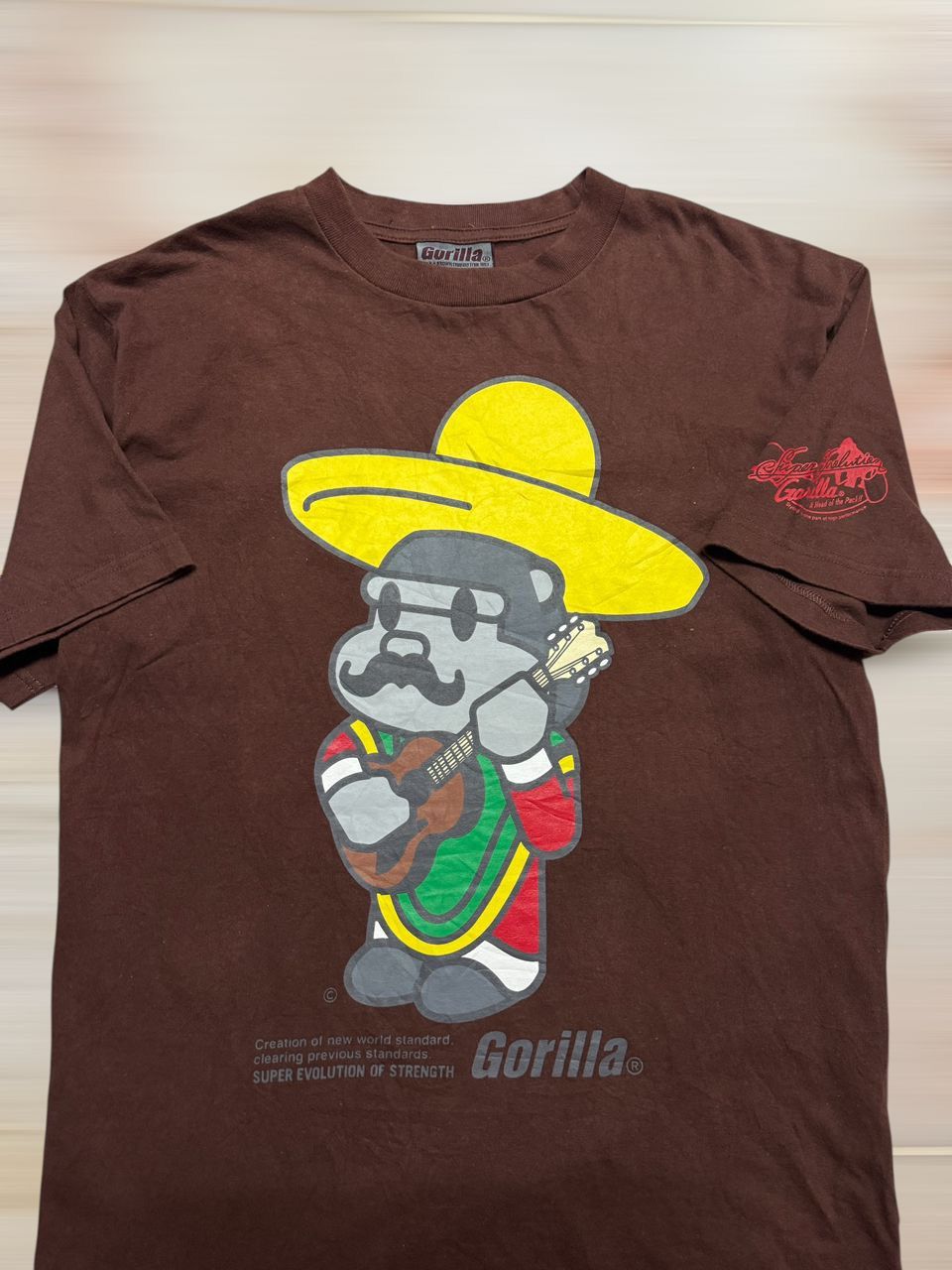 VINTAGE 2000s GORILLA DUAL PRINT BOB MARLEY PARODY