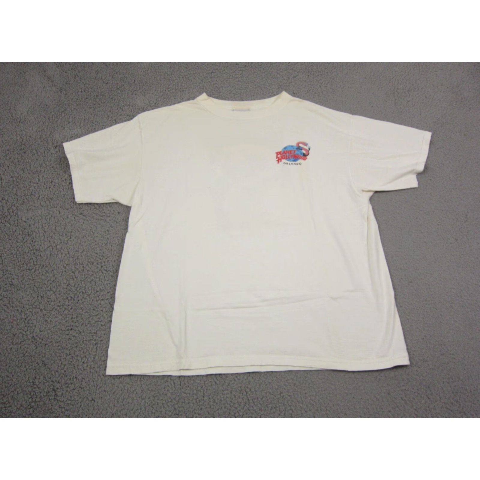 Hard Rock Cafe VINTAGE Hard Rock Cafe Shirt Adult XL White 90s Mens Size US XL / EU 56 / 4 - 7 Thumbnail
