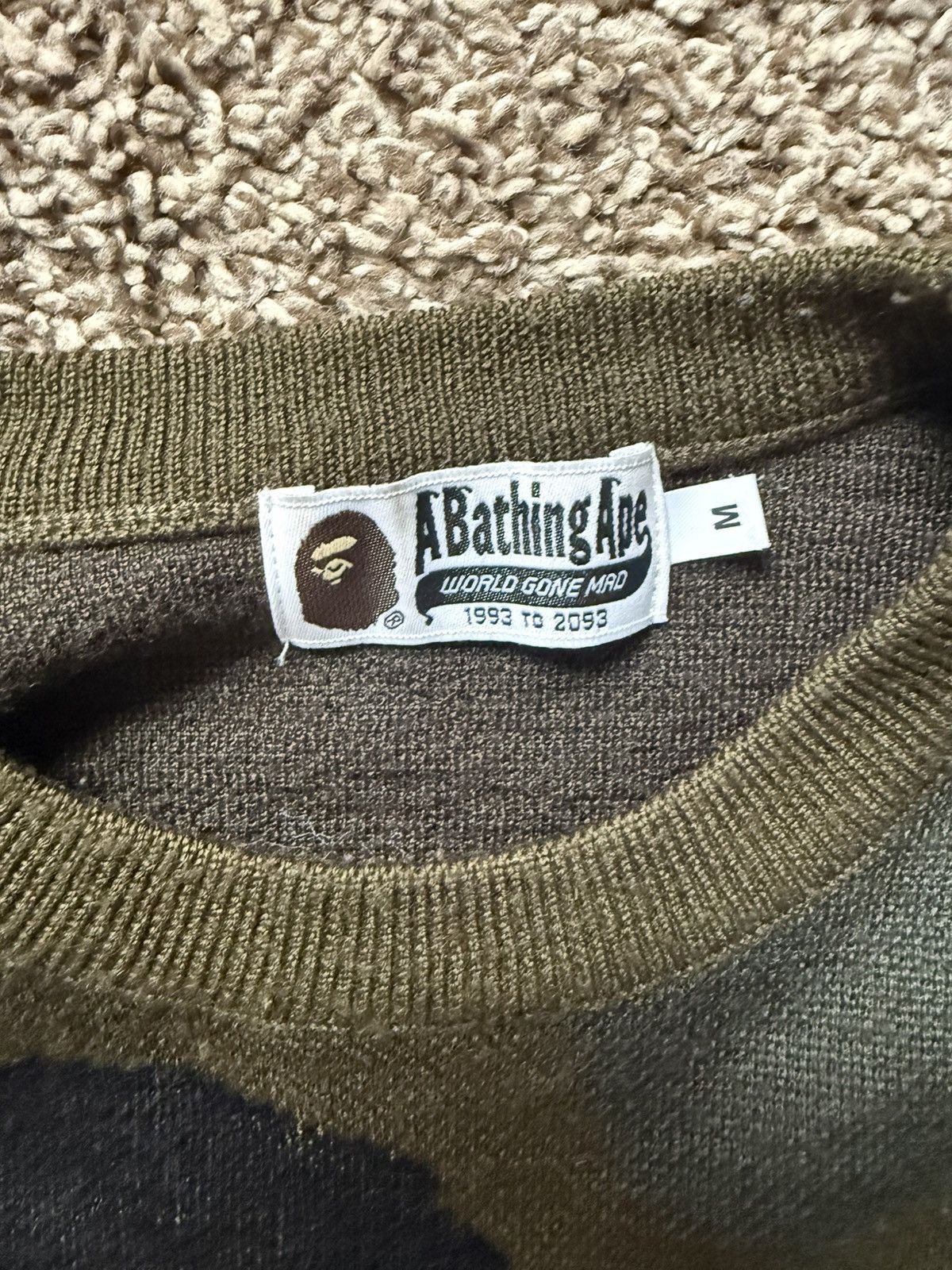 Bape Bape Camo Crewneck sweater Size US M / EU 48-50 / 2 - 3 Thumbnail