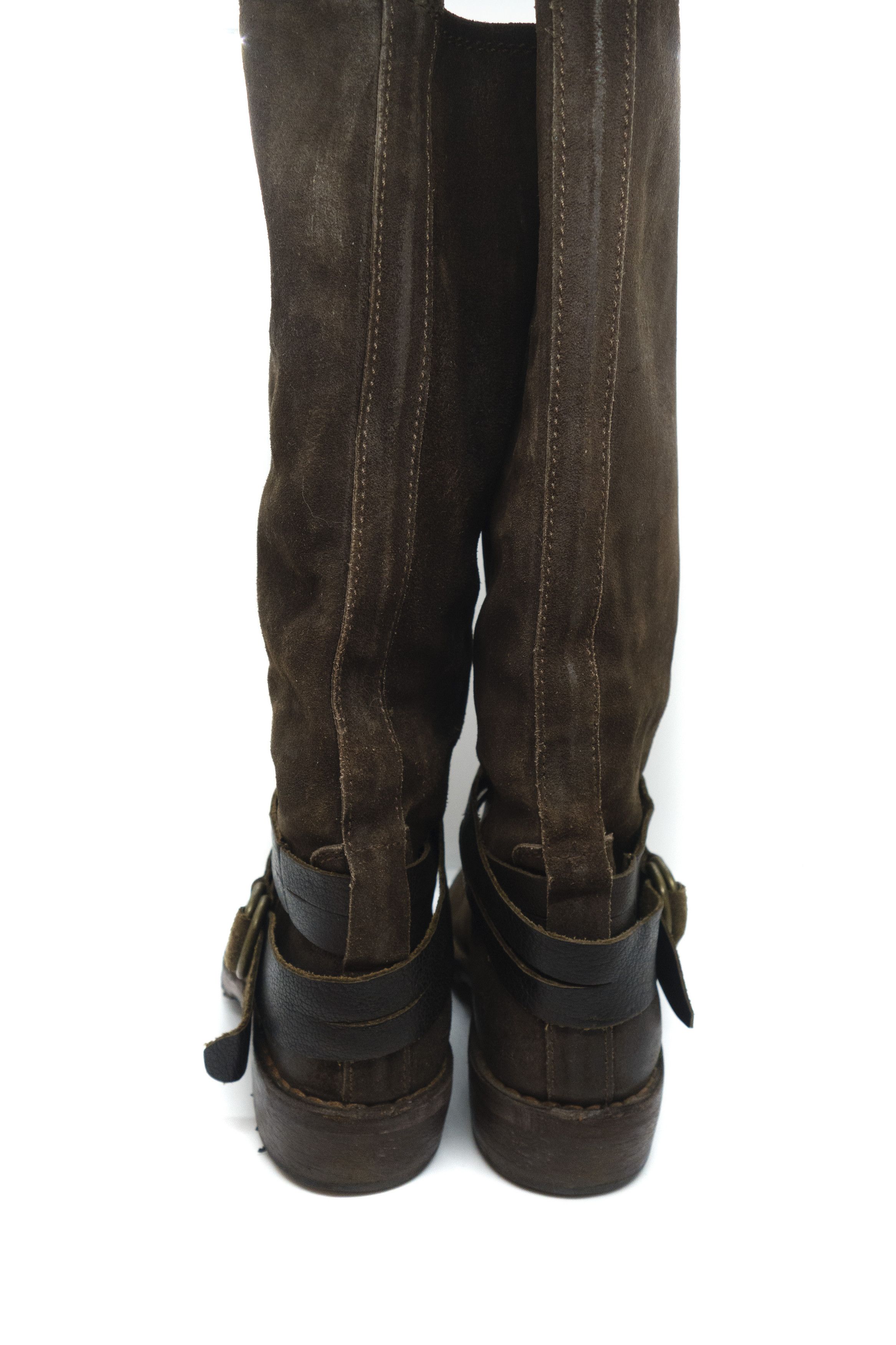 MoMA Leather High Belted Fur Inside Boots Size US 6 / IT 36 - 3 Thumbnail