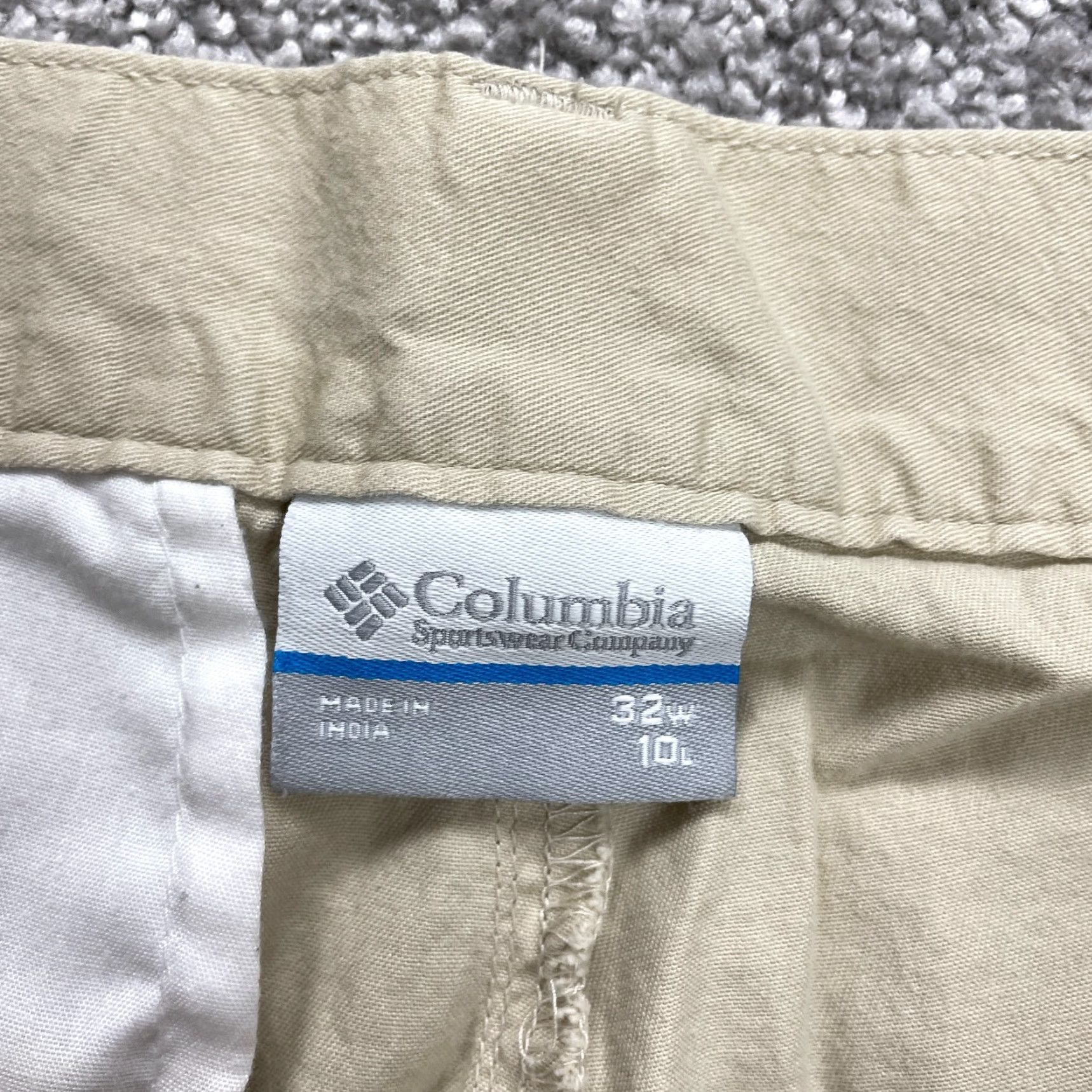 Vintage VINTAGE Columbia Cargo Shorts Men 32 Brown Cotton Flat Front Outdoor Casual 32x9 Size US 32 / EU 48 - 3 Thumbnail