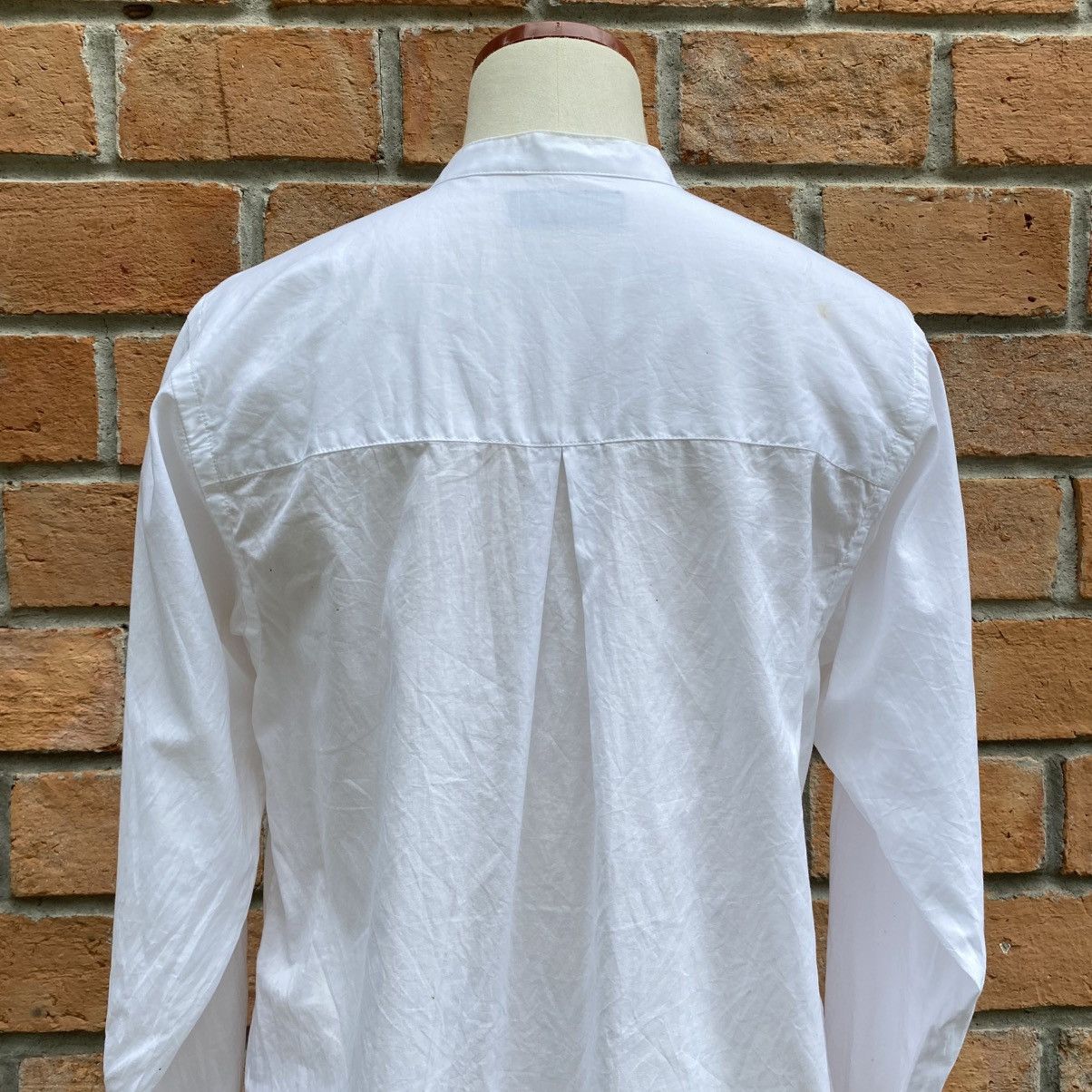 Zucca Zucca White Fitted Button-Up Shirt Size XS / US 0-2 / IT 36-38 - 23 Thumbnail