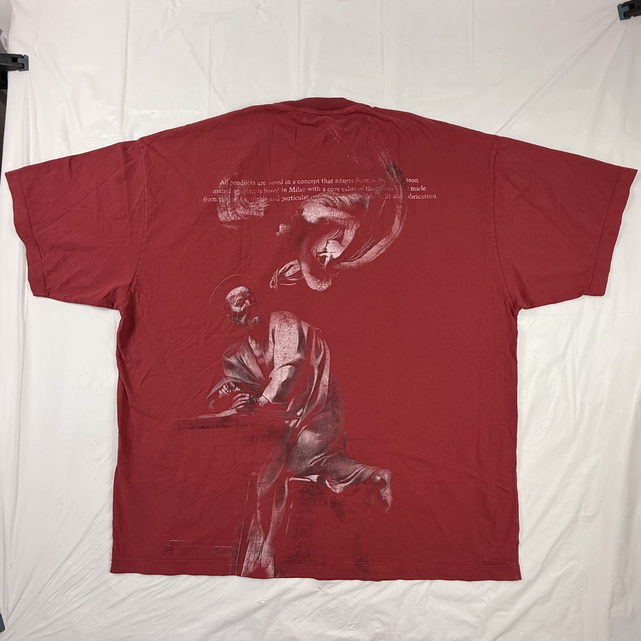 Off-White Off-White Caravaggio Graphic T-Shirt Oversized Mens XL Size US XL / EU 56 / 4 - 1 Thumbnail