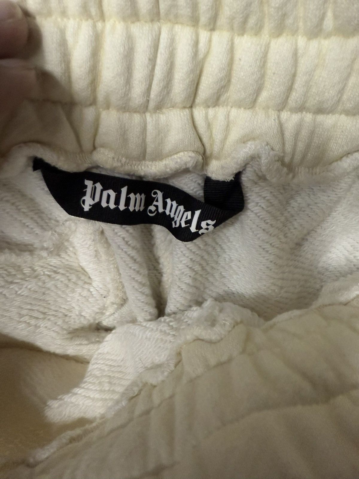 Palm Angels Palm Angels Sweat Shorts Palm Trees Cream Pink Size XS Size US 30 / EU 46 - 2 Thumbnail