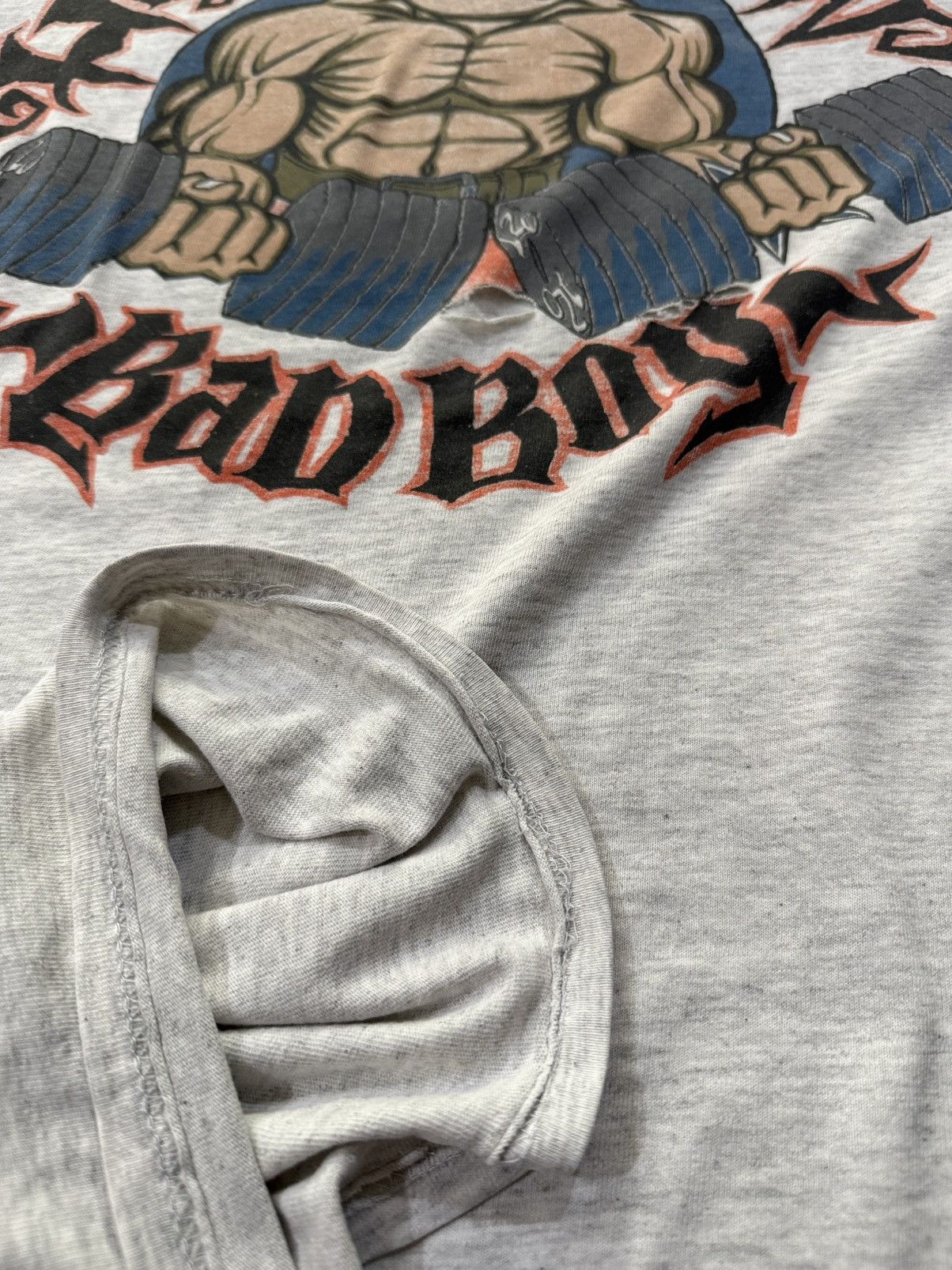 Band Tees Thrashed Vintage 90s Bad Boy GYM House Of Pain Faded Tee Size US L / EU 52-54 / 3 - 13 Thumbnail