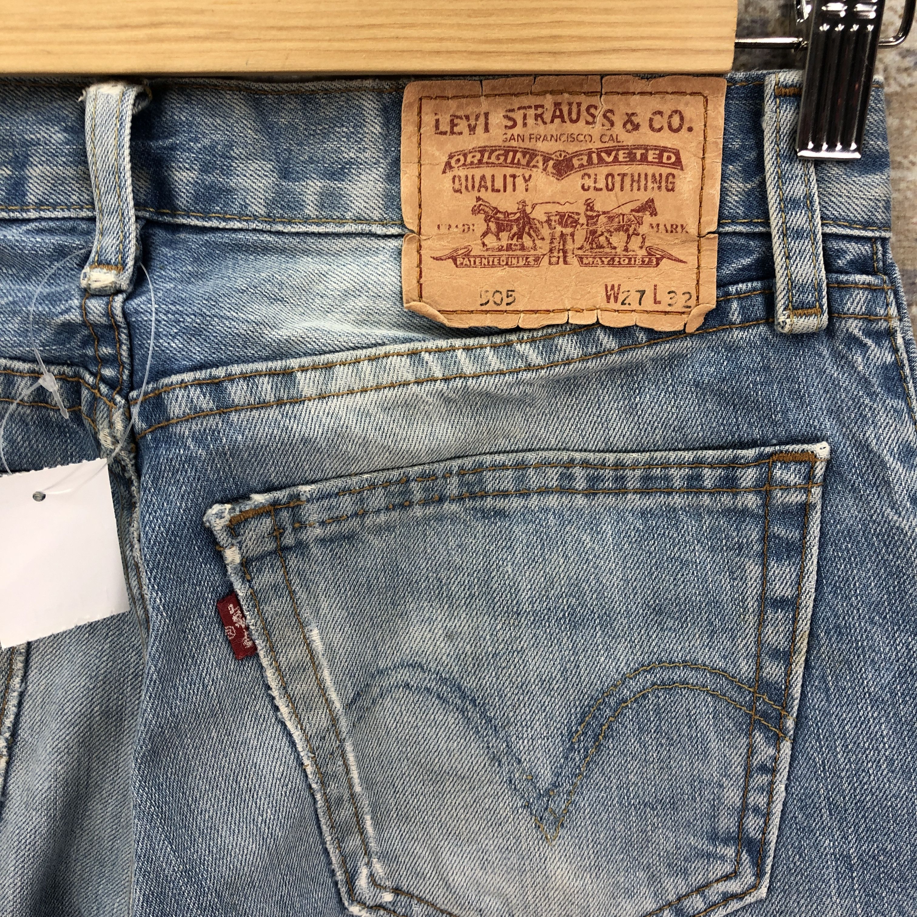 Levi's Vintage Y2K Levis 505 Light Wash Jeans Levis Faded Denim Size 28" / US 6 / IT 42 - 5 Thumbnail