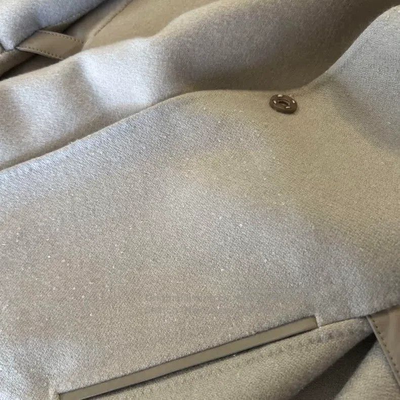 Loro Piana Sequined Off-white Cashmere Cloak