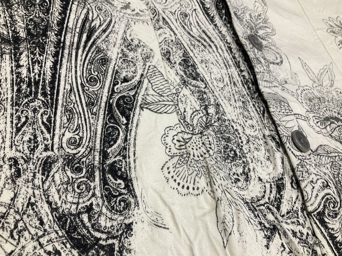 If Six Was Nine × Japanese Brand × Tornado Mart 🔥Sick Y2K Tornado Mart Shirt Psychedelic Paisley Size US L / EU 52-54 / 3 - 11 Thumbnail