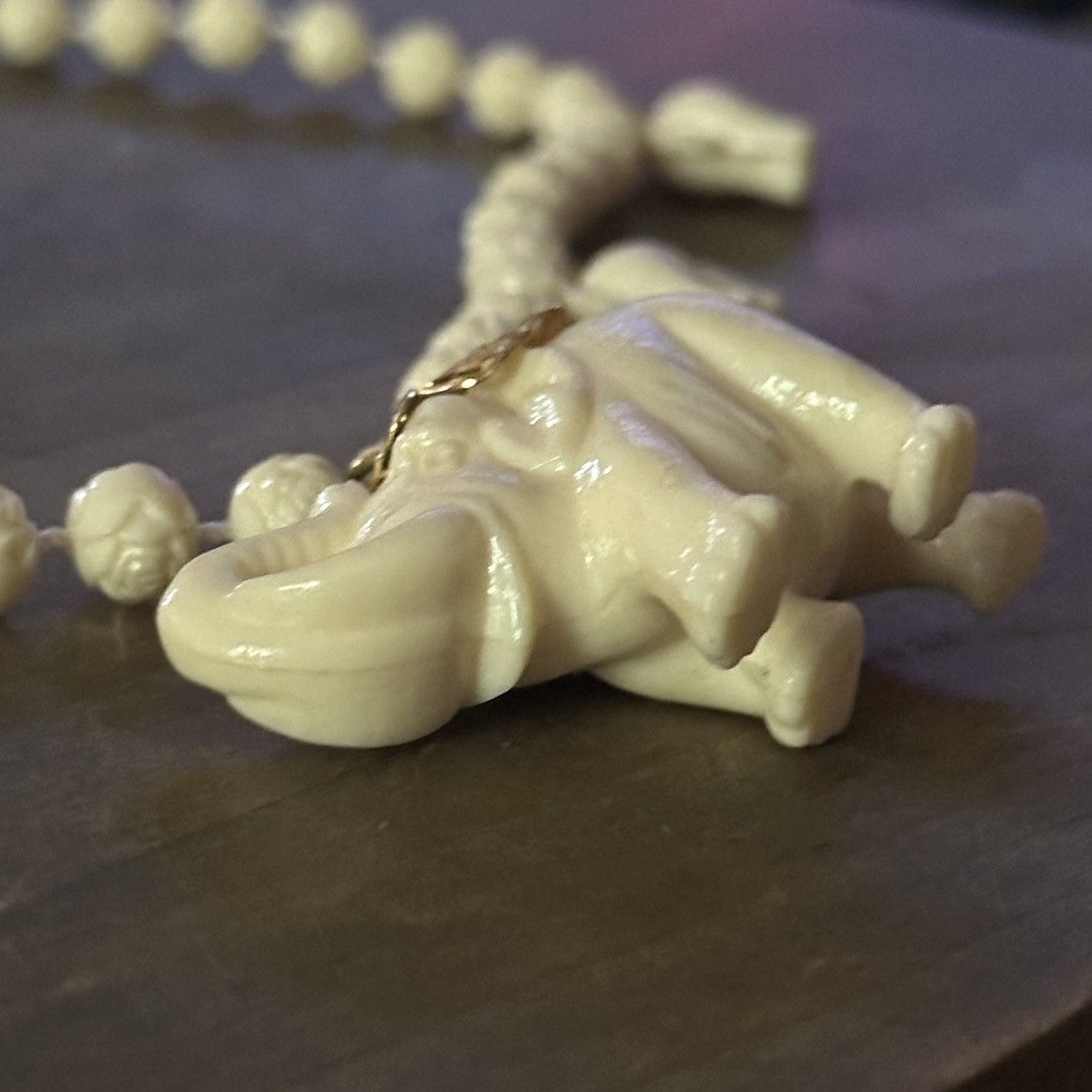 Vintage Vintage beaded elephant necklace Size ONE SIZE - 6 Thumbnail