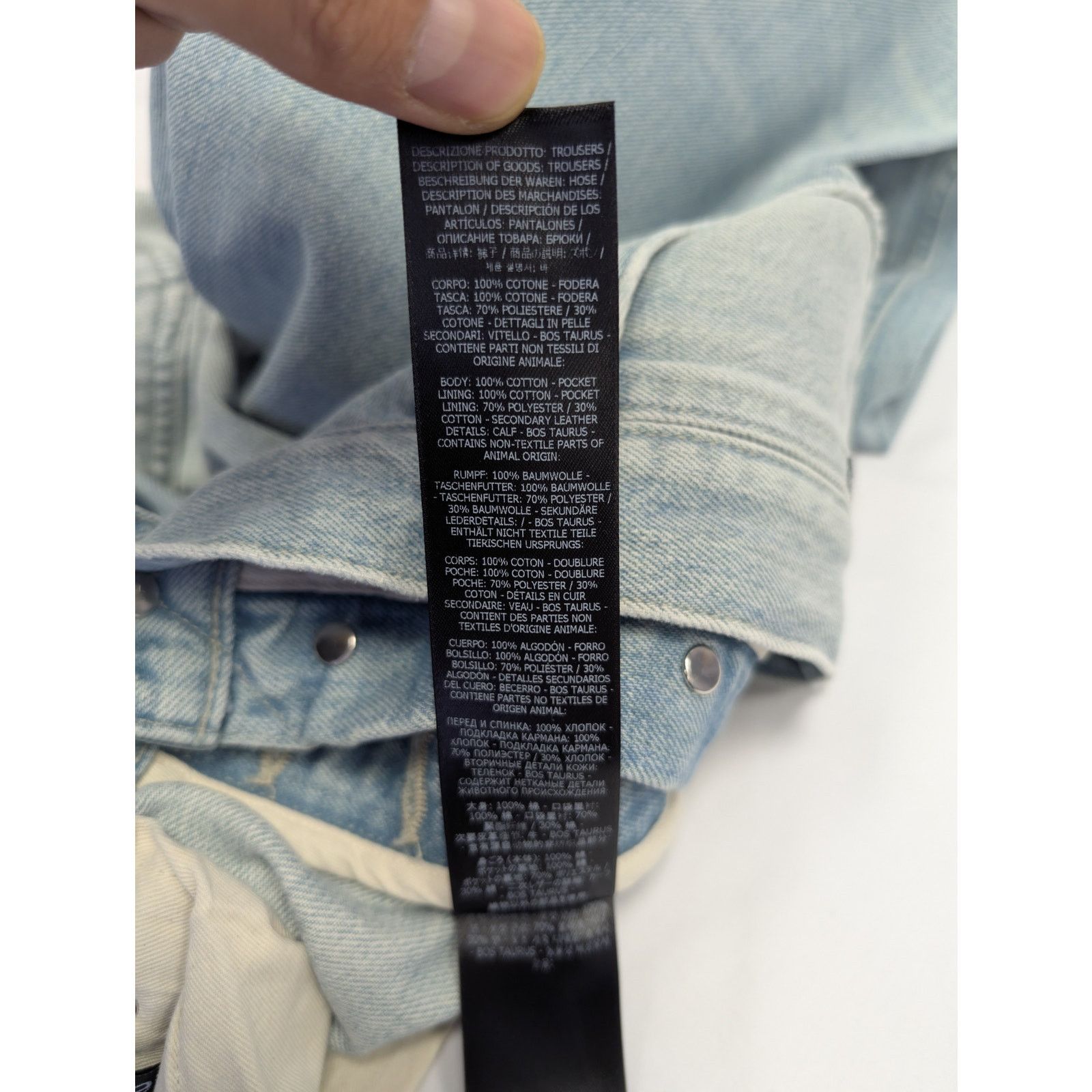 Tom Ford o1rshd1 Tapered Denim Jeans in Blue Size US 32 / EU 48 - 21 Thumbnail