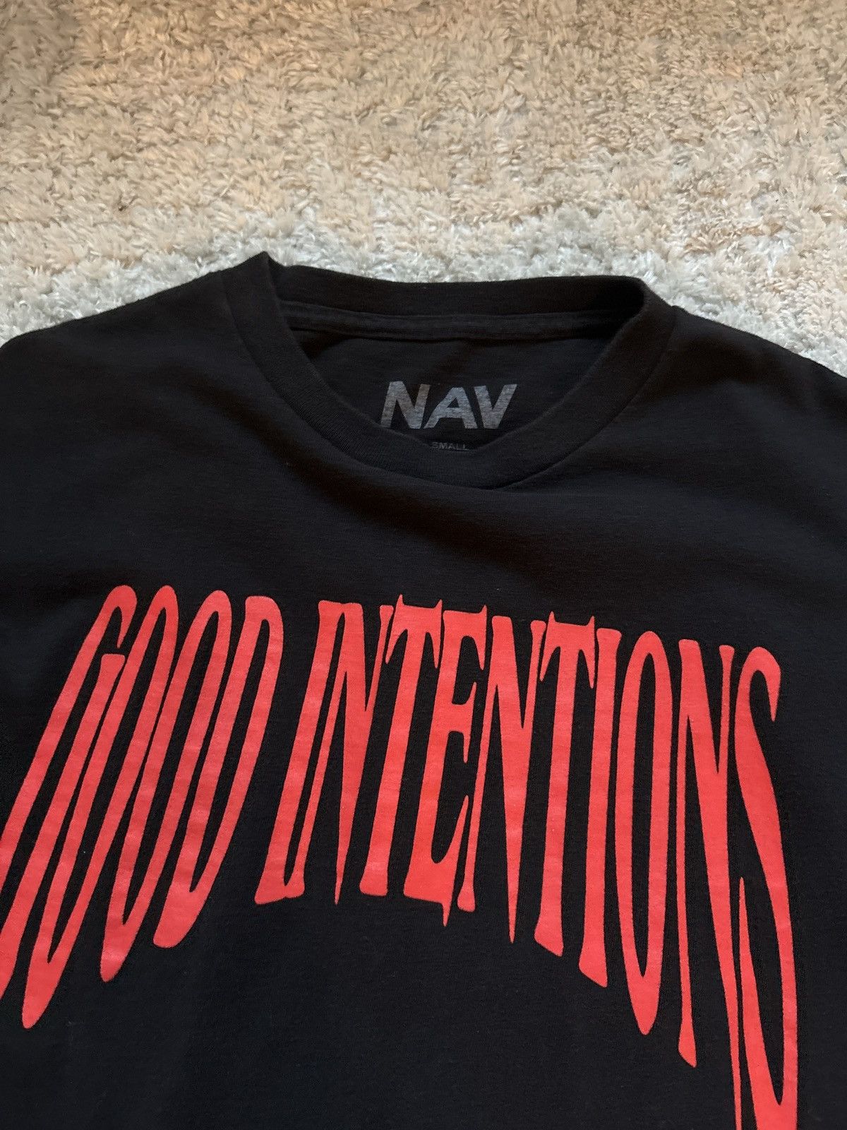 Vlone NAV good intentions tee Size US S / EU 44-46 / 1 - 2 Thumbnail