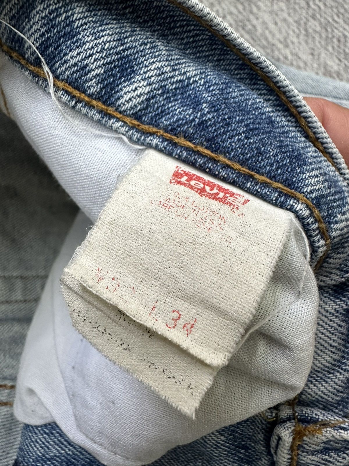 Levi's × Levi's Vintage Clothing × Vintage Vintage 90s Levi’s 517 Washed Blue Jeans Size US 31 - 13 Thumbnail